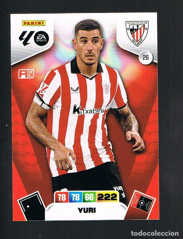 Cromos de F&uacute;tbol: ADRENALYN XL 2025-26 CARD N&ordm; 26 YURI ATHLETIC CLUB BILBAO