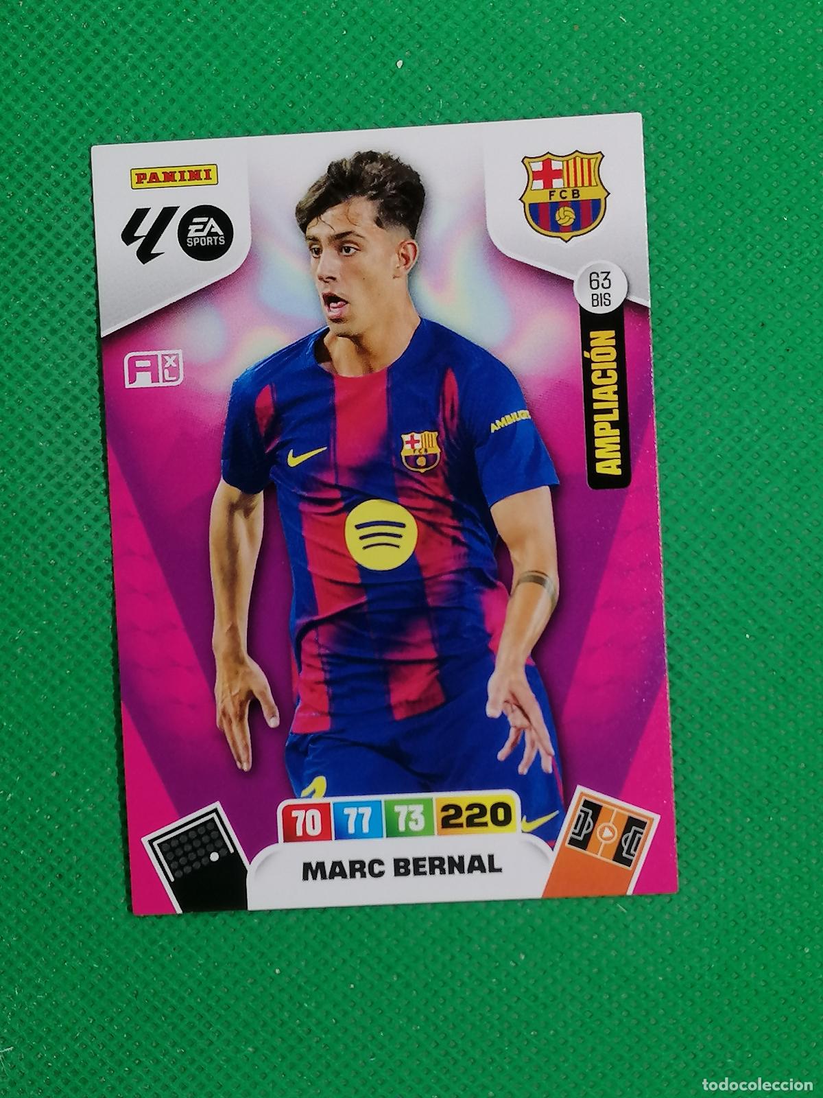 Cromos de F&uacute;tbol: 63BIS 63 BIS MARC BERNAL BARCELONA AMPLIACION ⚽ PANINI LIGA ADRENALYN XL 2025 2026 25 26 ⚽
