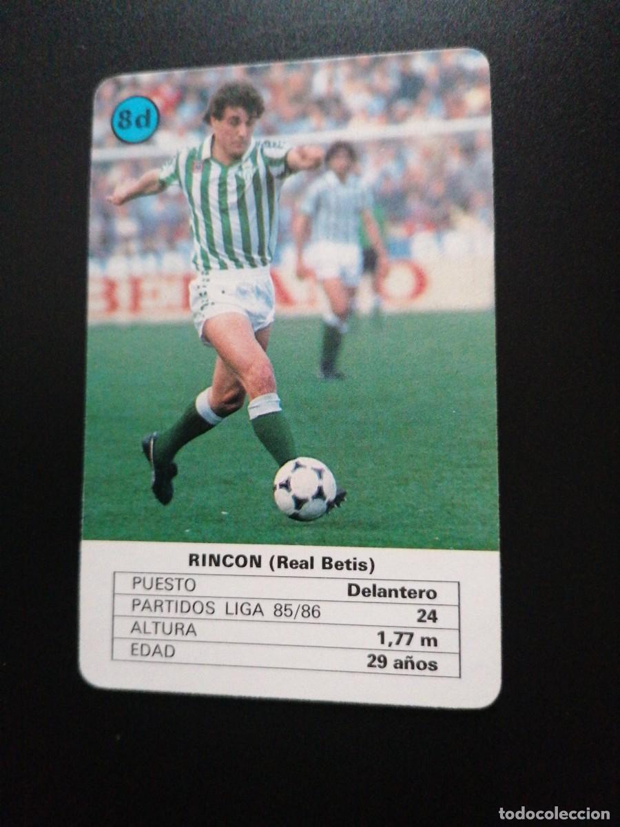 Cromos de F&uacute;tbol: Real betis naipe ases del fournier 1985-1986