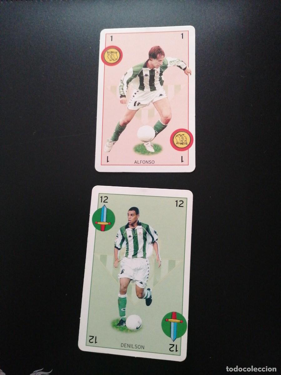 Cromos de F&uacute;tbol: Real betis marca 1998-1999 Alfonso y denilson