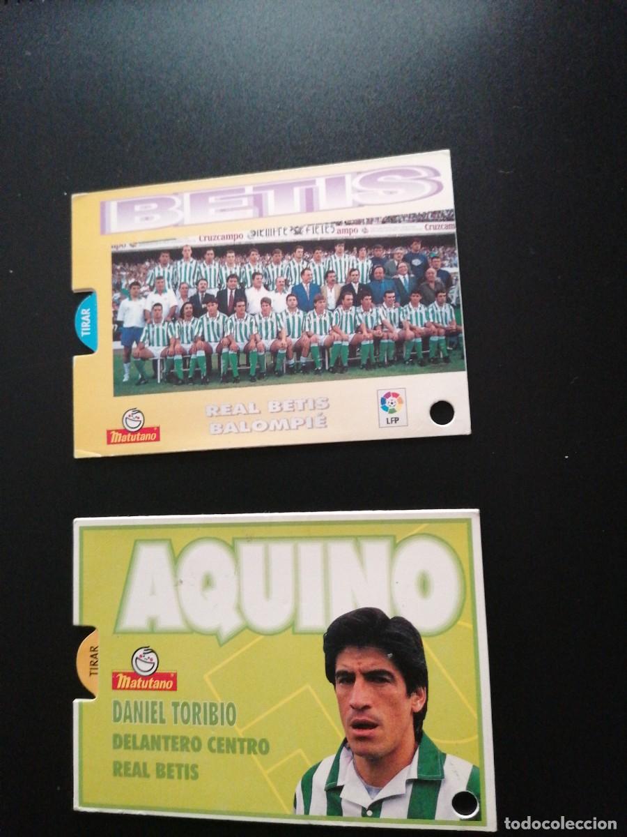 Cromos de F&uacute;tbol: Real betis matutano 1994-1995
