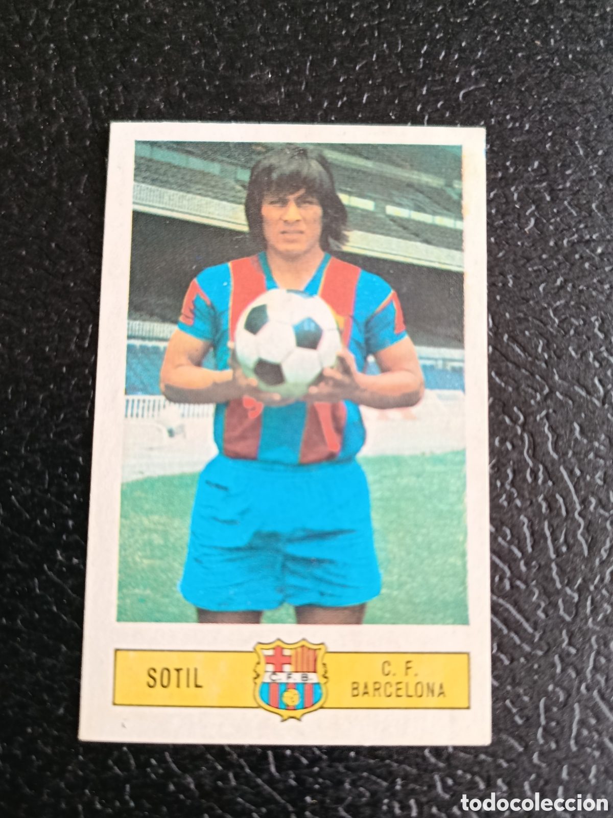 Cromos de F&uacute;tbol: SOTIL ROOKIE BARCELONA SU PRIMER CROMO LIGA 1973-74 DE ESTE