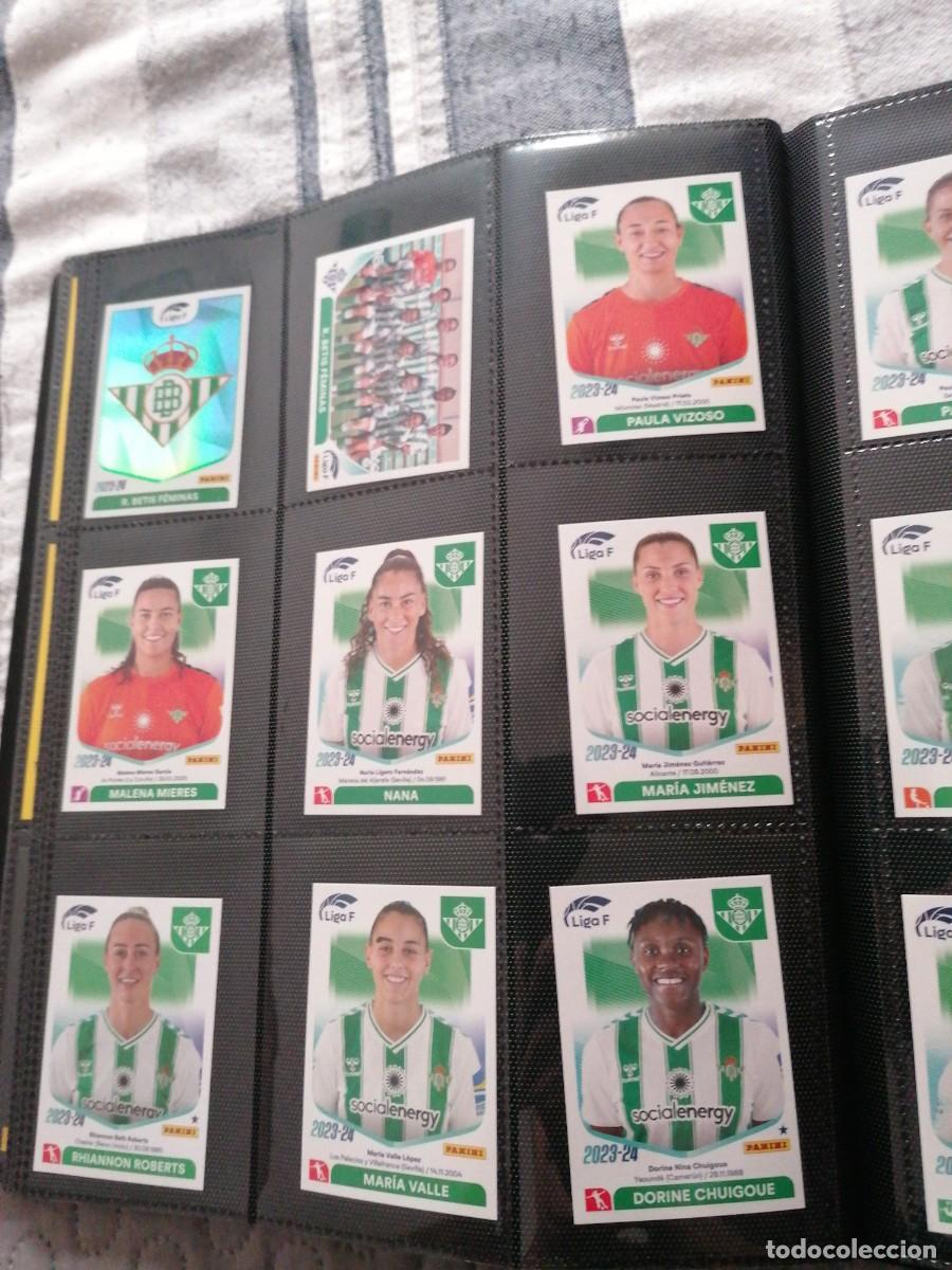 Cromos de F&uacute;tbol: Real betis 2023-2024 femenina completo