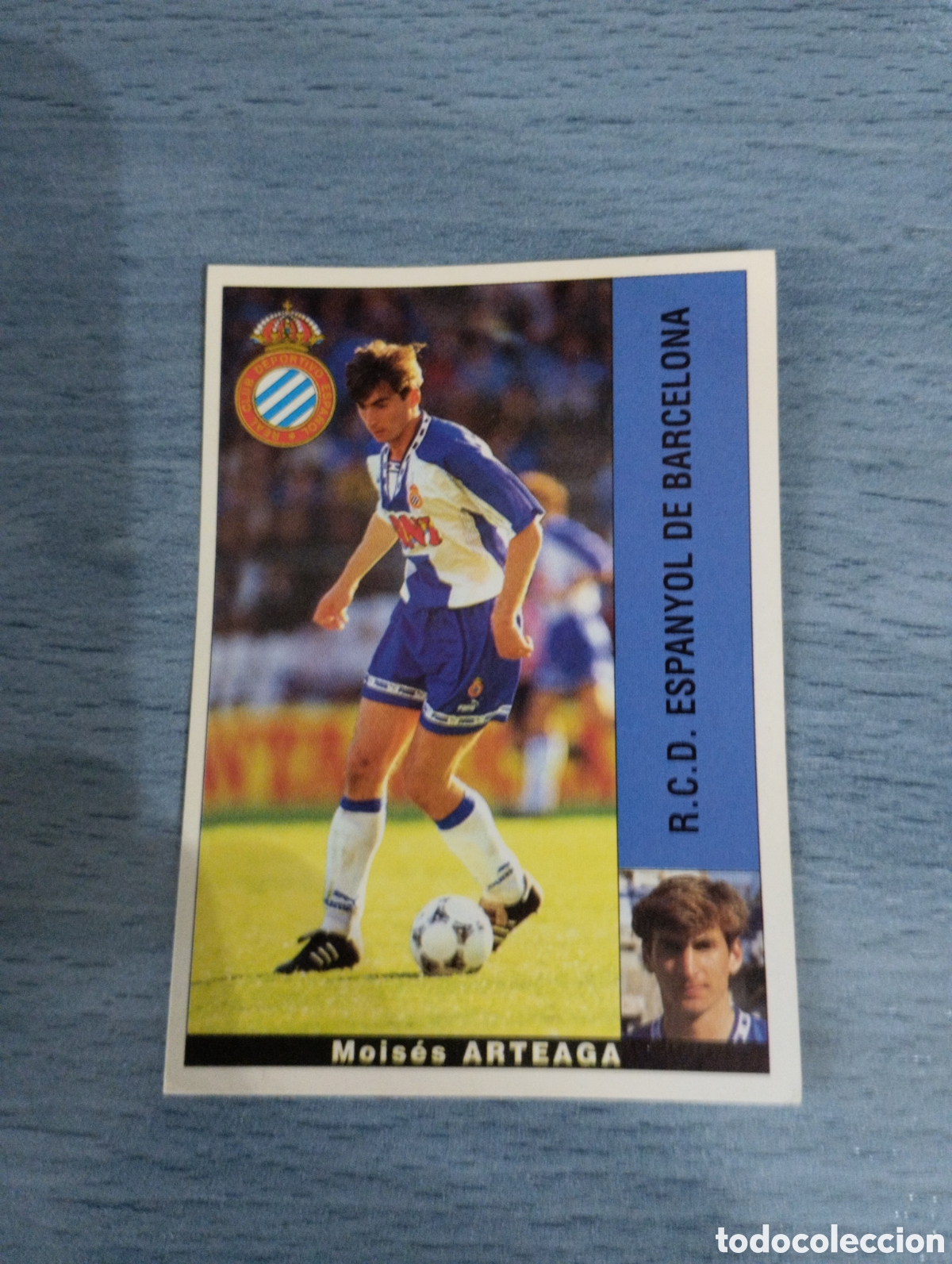Cromos de F&uacute;tbol: Cromo Panini liga 95 96 Arteaga Espanyol sin pegar
