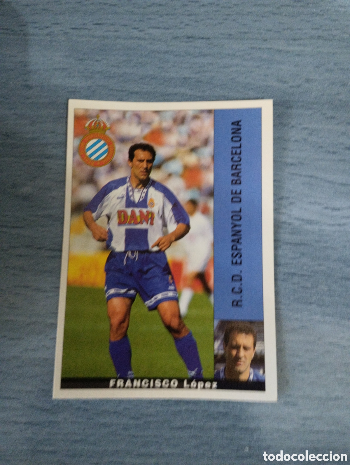 Cromos de F&uacute;tbol: Cromo Panini liga 95 96 francisco Espanyol sin pegar