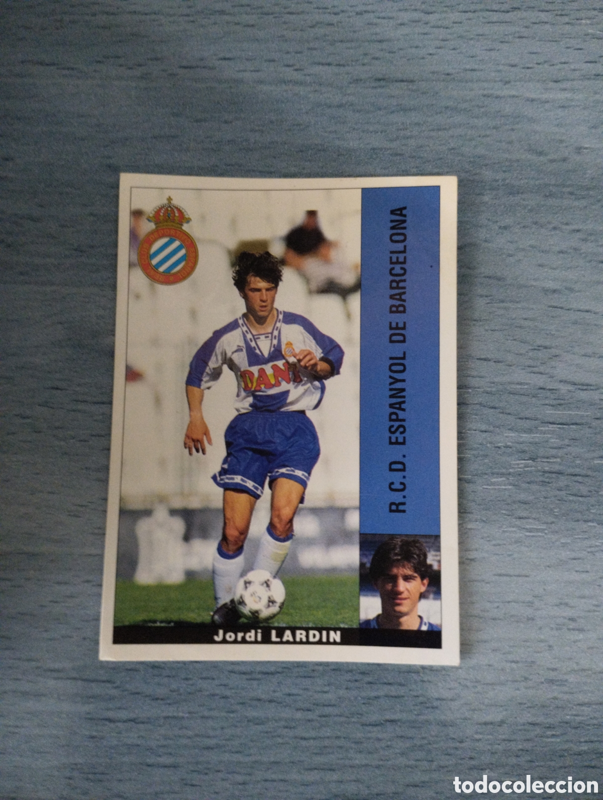 Cromos de F&uacute;tbol: Cromo Panini liga 95 96 lardin Espanyol sin pegar