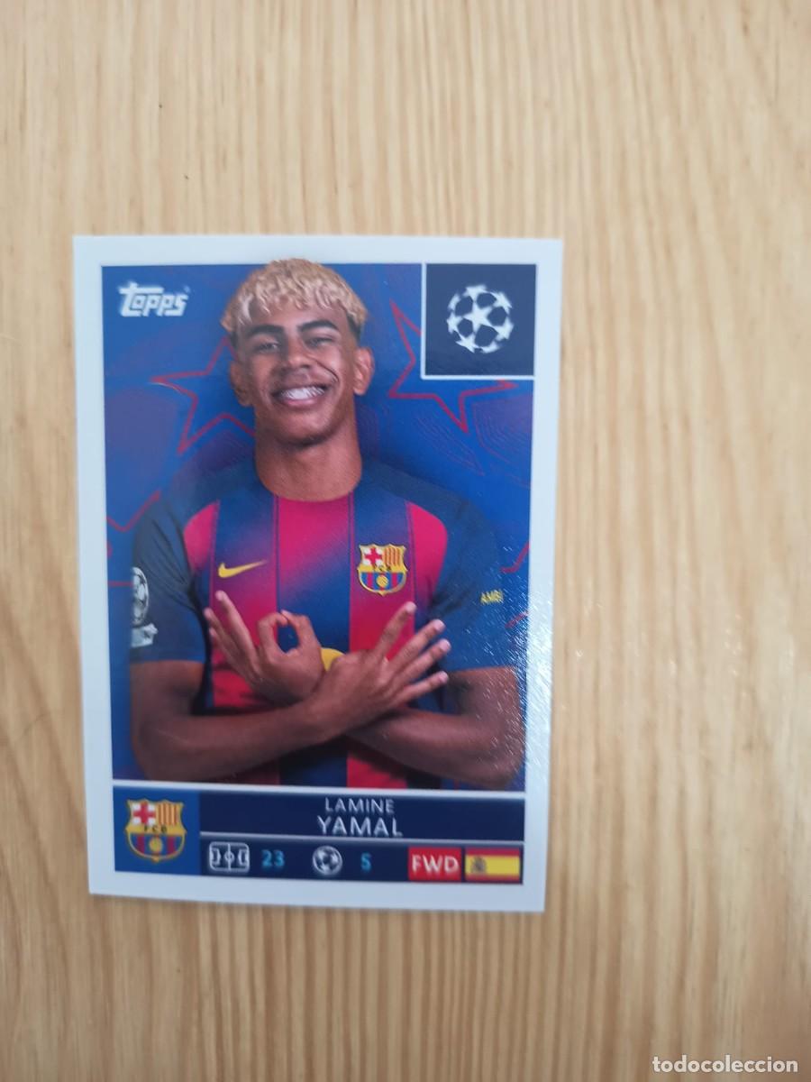 Cromos de F&uacute;tbol: Cromo lamine Yamal topps Champions 26