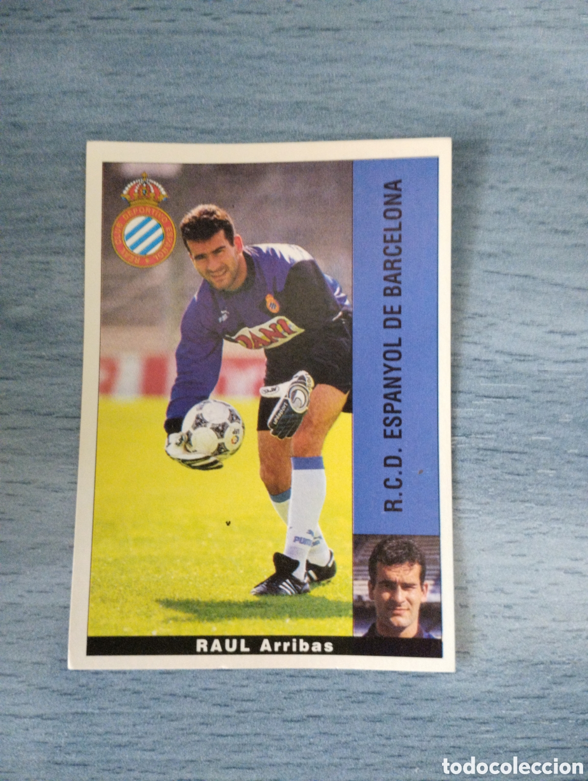 Football Stickers: Cromo Panini liga 95 96 Ra&uacute;l Espanyol sin pegar