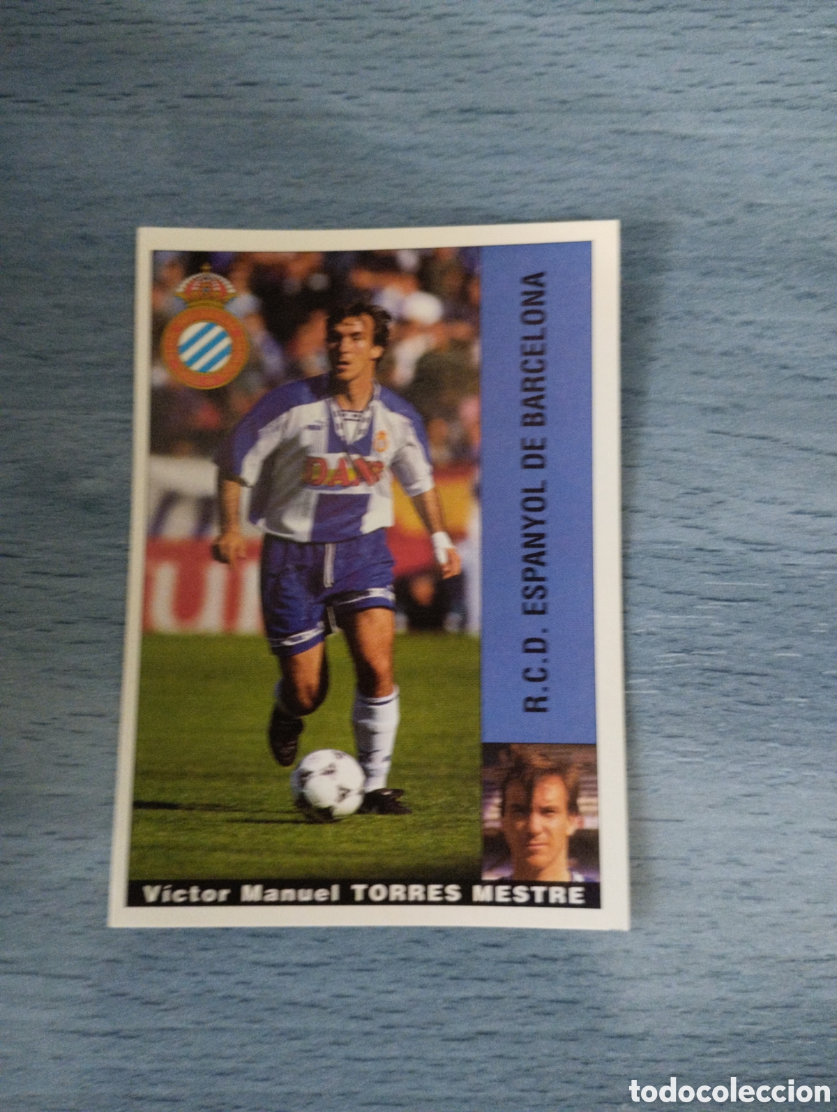 Football Stickers: Cromo Panini liga 95 96 torres Mestre Espanyol sin pegar