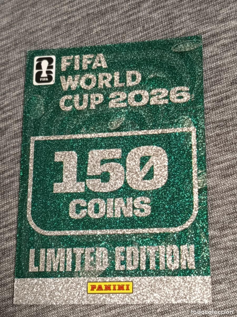 Cromos de F&uacute;tbol: Adrenalyn XL FIFA WORLD CUP 2026 LIMITED EDITION EDICI&Oacute;N LIMITADA 150 COINS nuevo