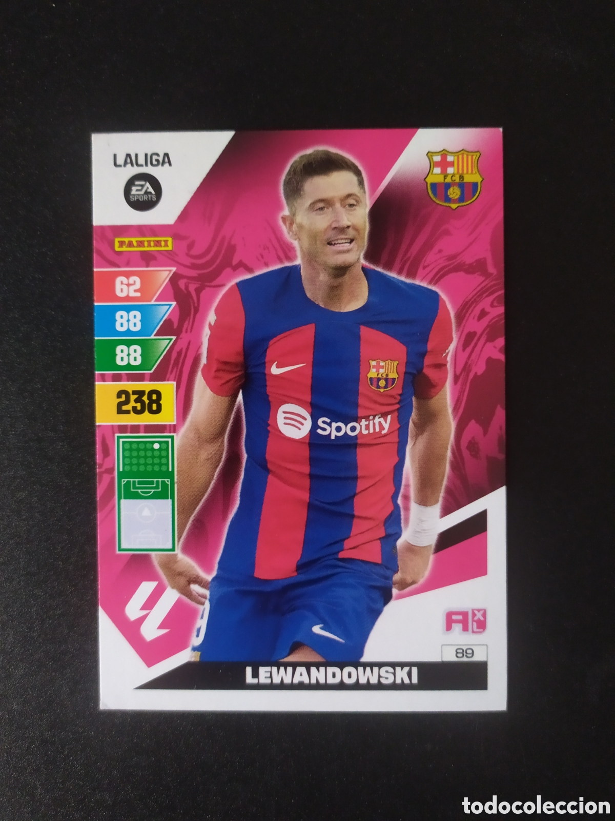 Cromos de F&uacute;tbol: Adrenalyn 2023 2024 23 24 panini Lewandoski n&deg; 89 Barcelona