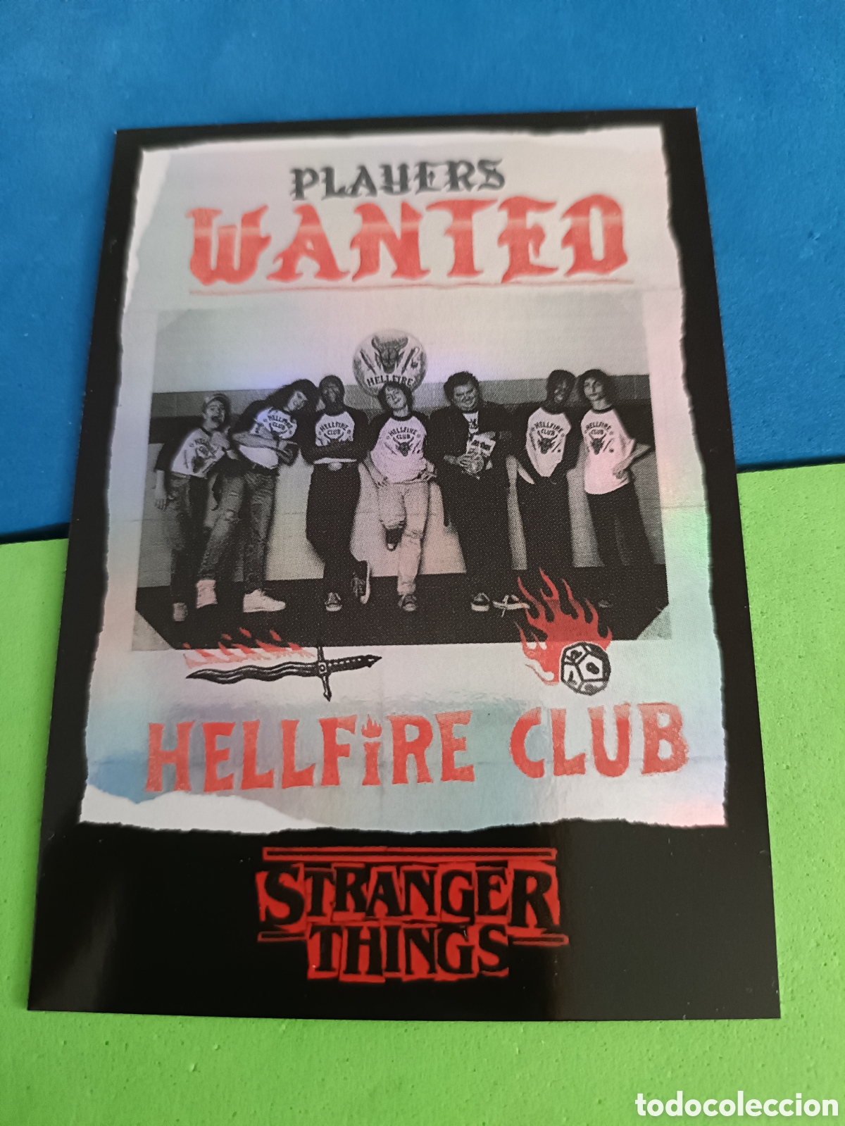 Football Stickers: 95 Panini Stranger Things: This is our story carta Esta es nuestra historia