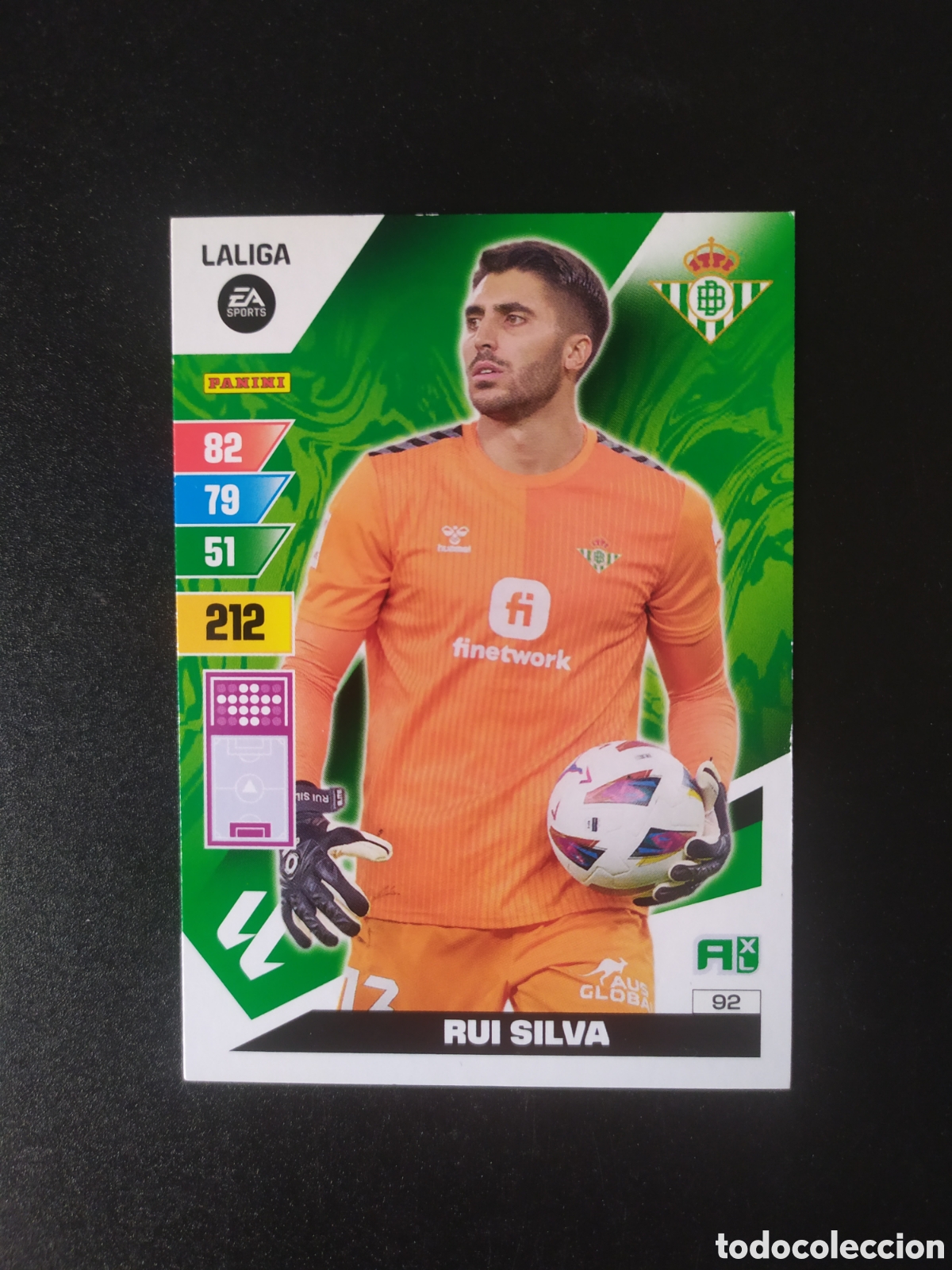 Cromos de Futebol: Adrenalyn 2023 2024 23 24 panini Rui Silva n&deg; 92 Real Betis