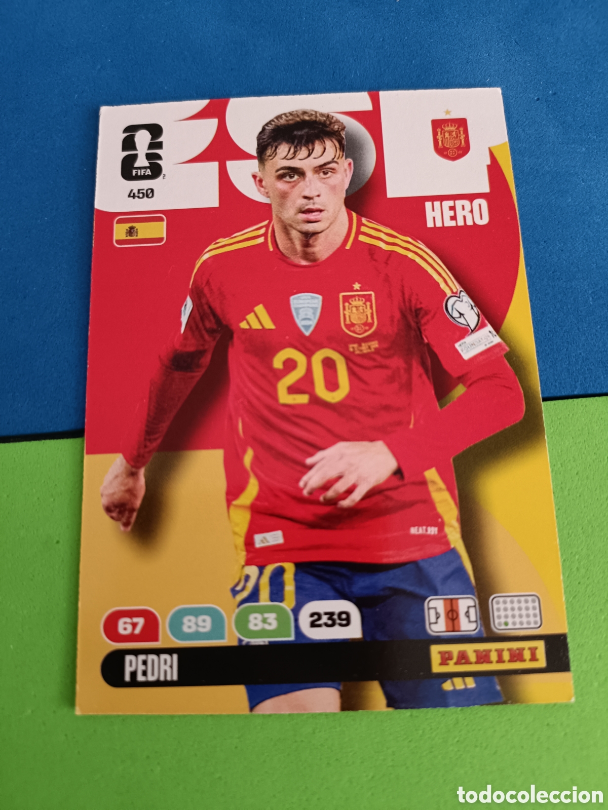 Cromos de F&uacute;tbol: Adrenalyn XL Fifa World cup 2026 mundial - 450 Pedri Barcelona Espa&ntilde;a