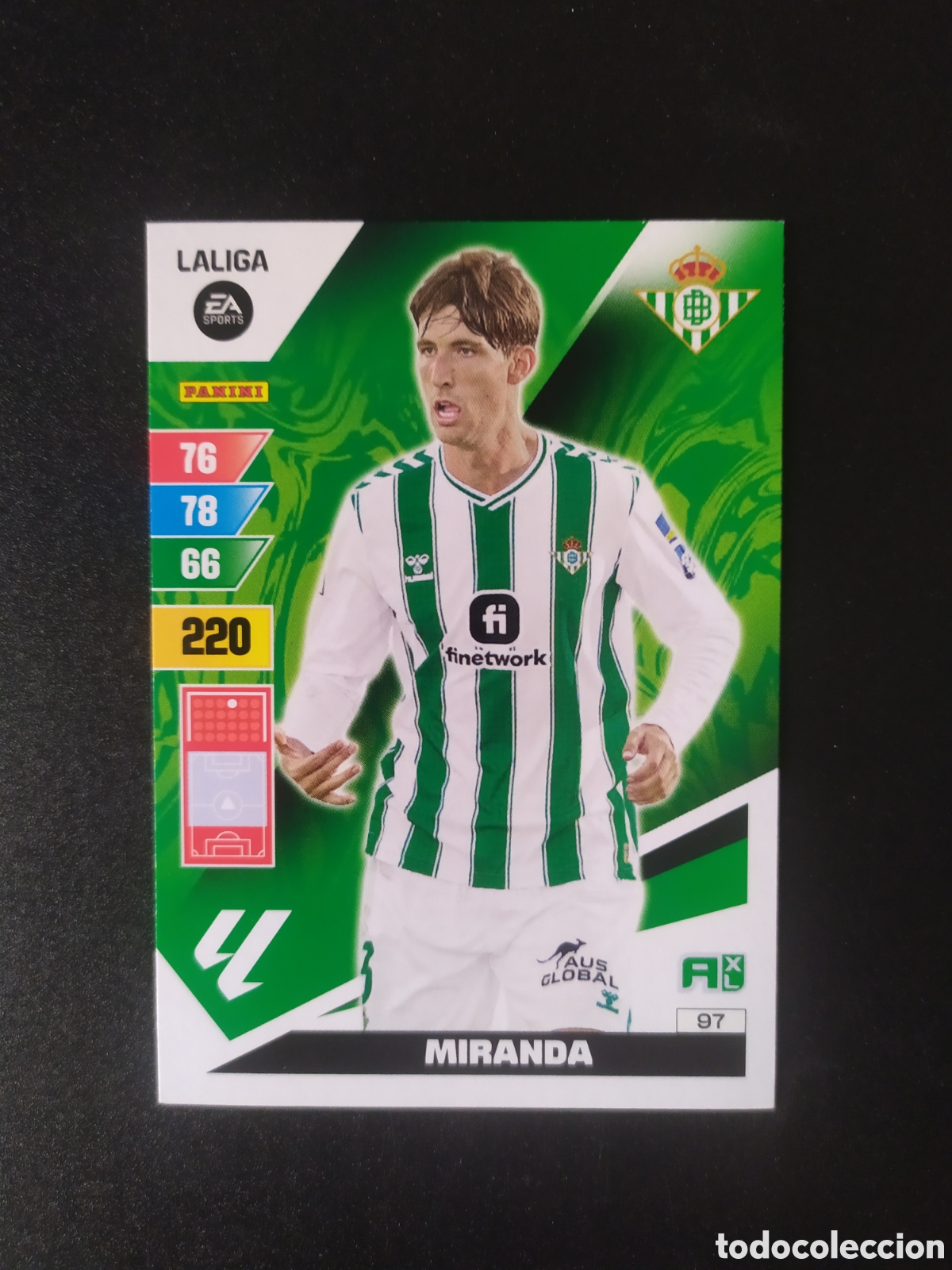 Fu&szlig;ball-Sticker: Adrenalyn 2023 2024 23 24 panini Miranda n&deg; 97 Real Betis