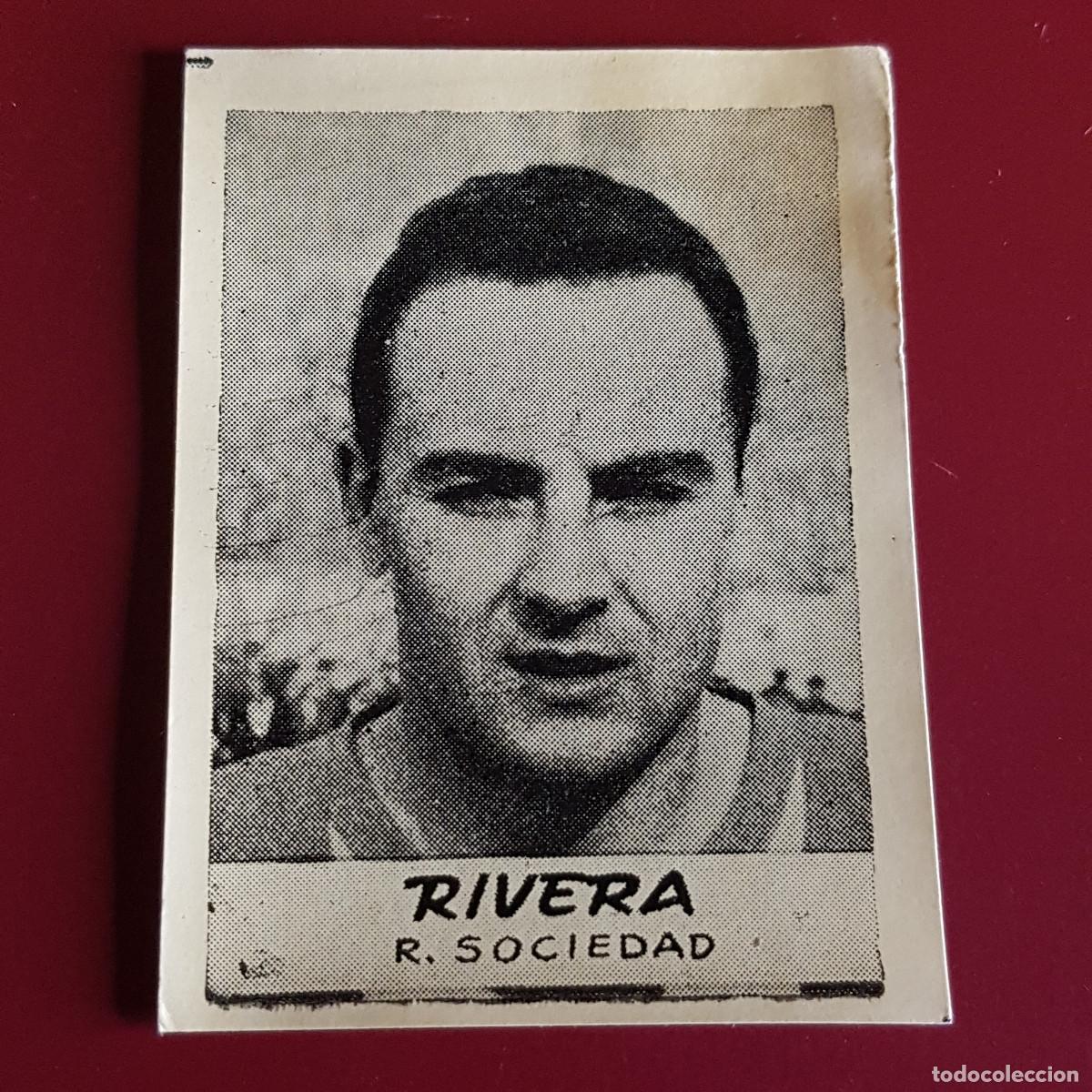 Fu&szlig;ball-Sticker: JORNADA DEPORTIVA - FUTBOLISTAS - 1960 1961 - 60 61 - SOCIEDAD - RIVERA - NUNCA PEGADO