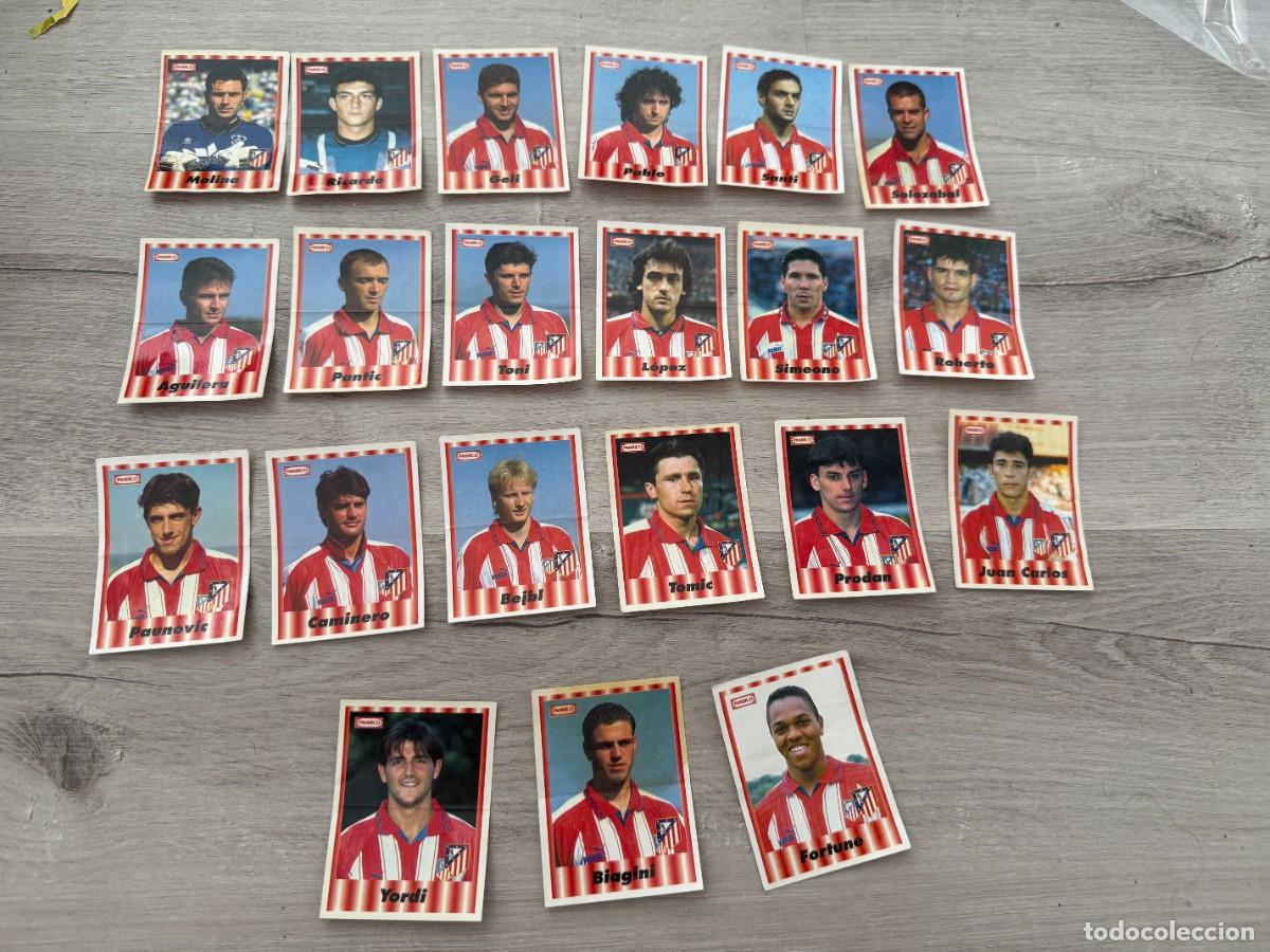Cromos de F&uacute;tbol: Atl&eacute;tico de Madrid - Panrico - Casi completa Liga 96 97