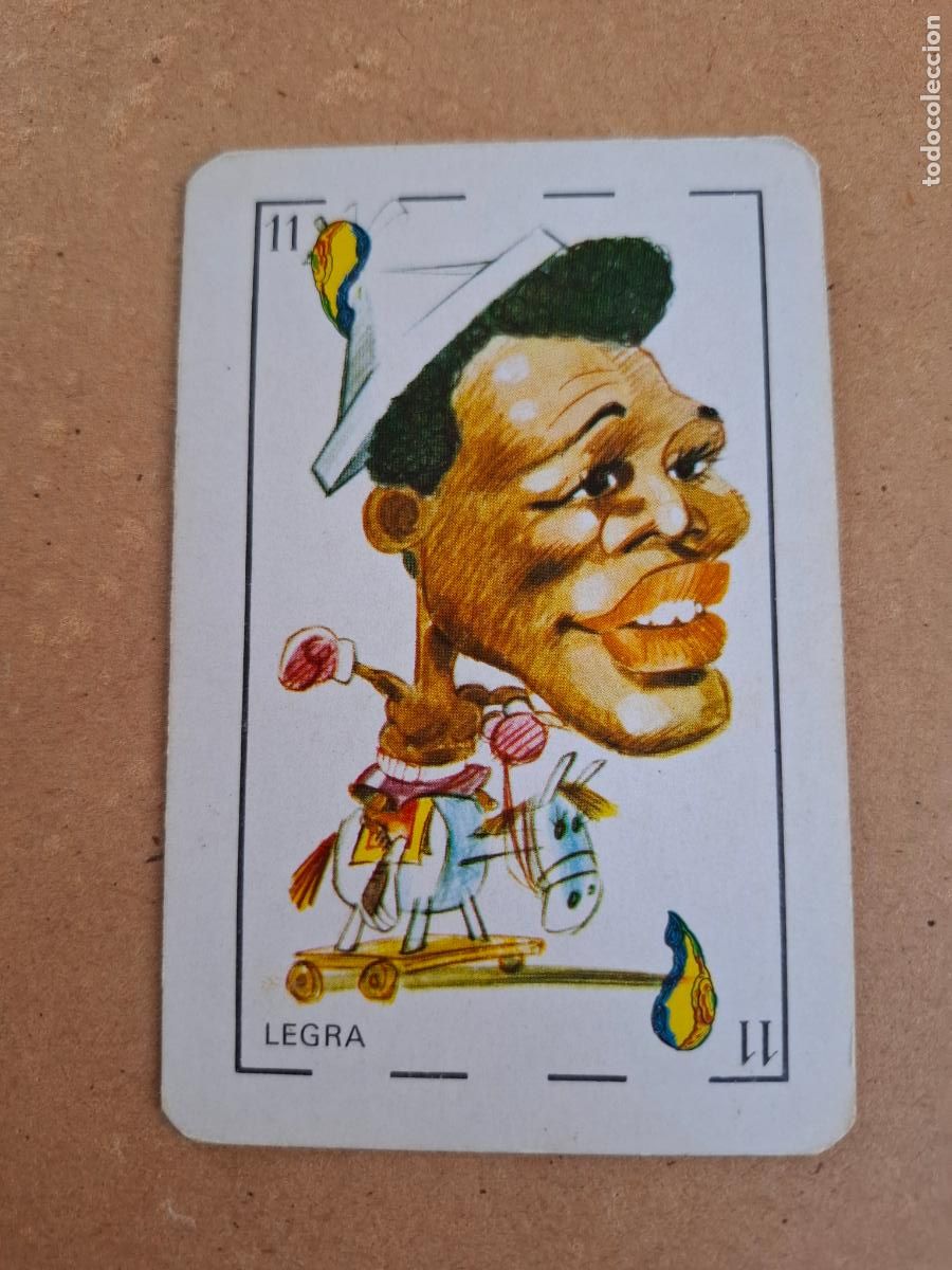 Cromos de F&uacute;tbol: CARTA BARAJA EDICIONES AMAIKA 1975 - PEPE LEGRA - BOXEO