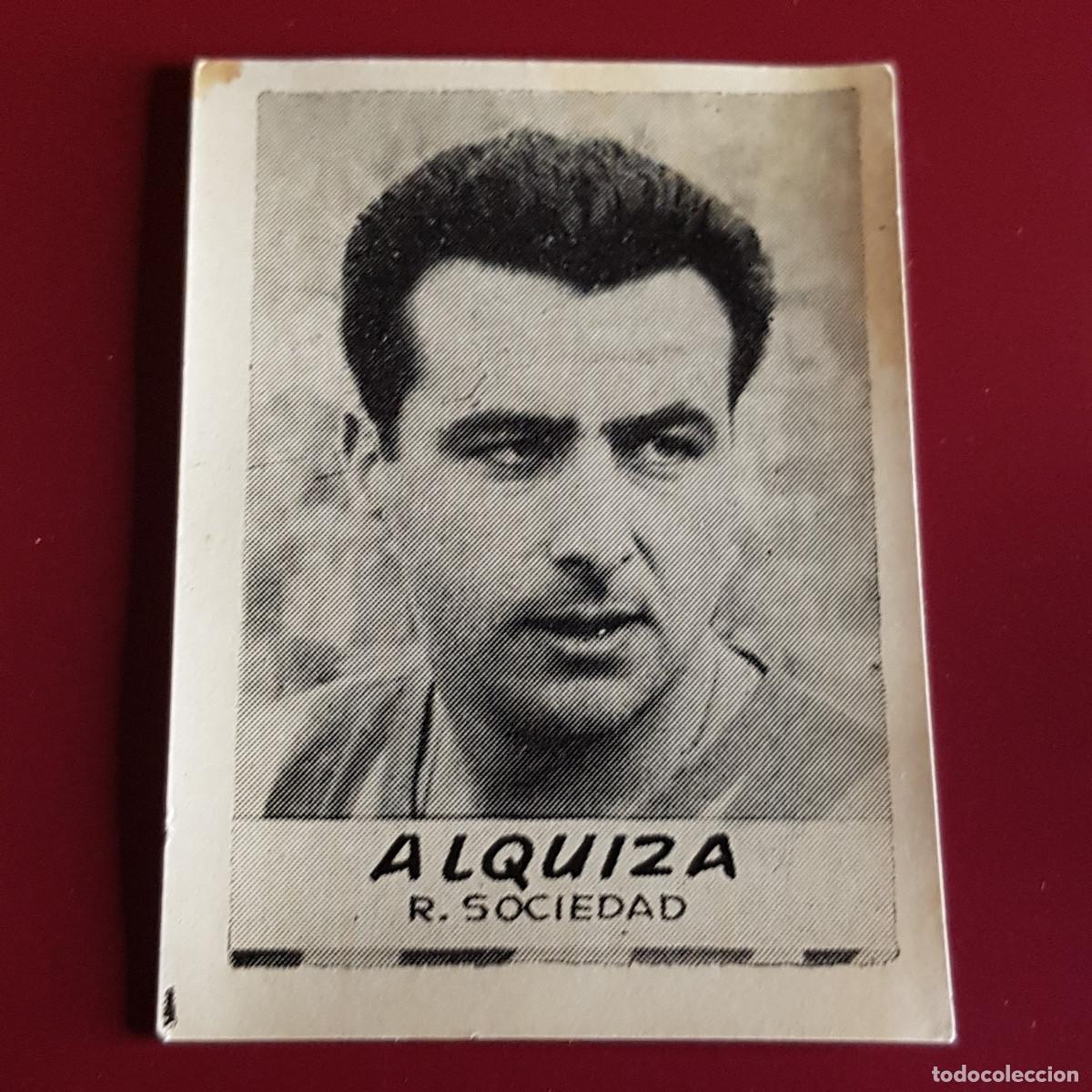 Cromos de F&uacute;tbol: JORNADA DEPORTIVA - FUTBOLISTAS - 1960 1961 - 60 61 - SOCIEDAD - ALQUIZA - NUNCA PEGADO