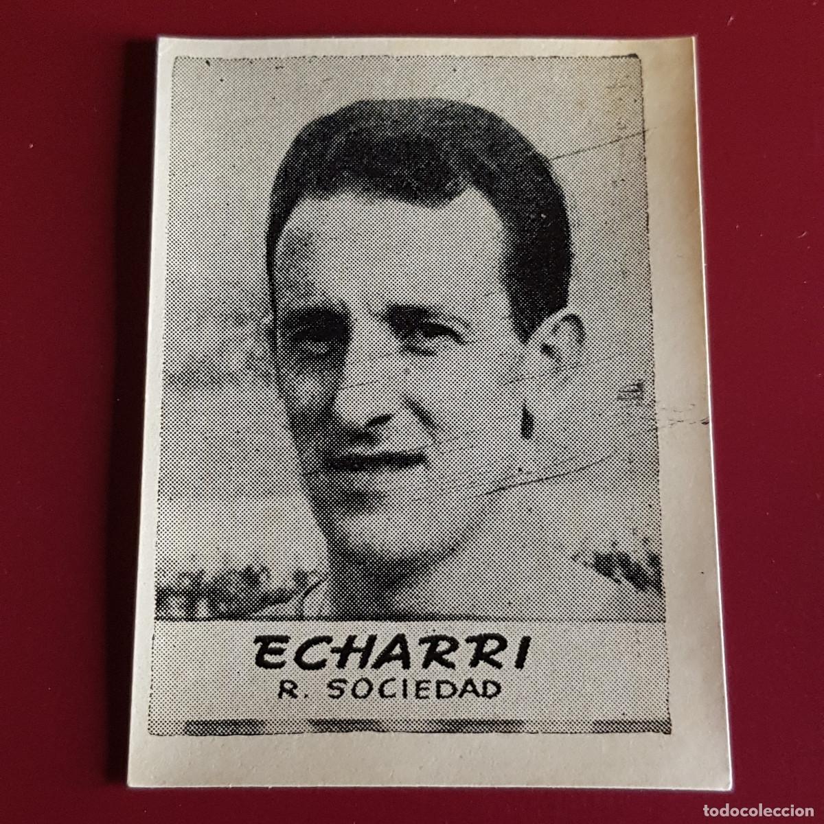 Cromos de F&uacute;tbol: JORNADA DEPORTIVA - FUTBOLISTAS - 1960 1961 - 60 61 - SOCIEDAD - ECHARRI - NUNCA PEGADO