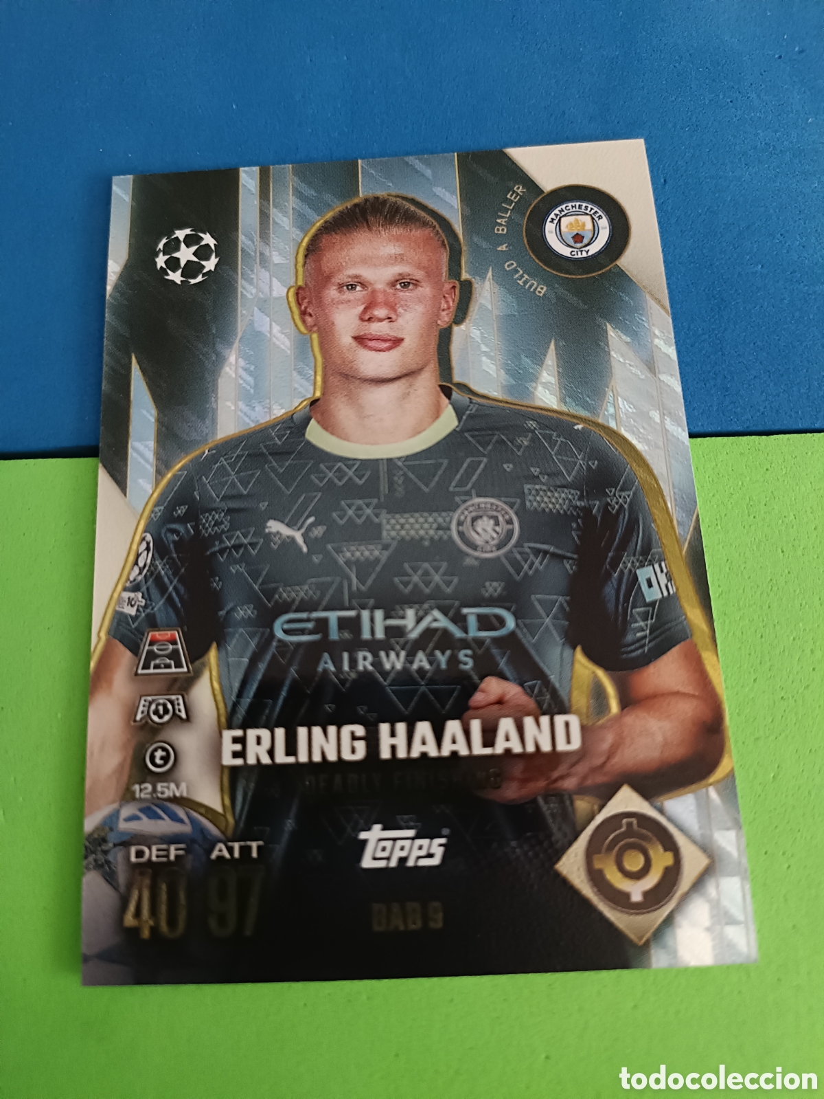 Cromos de F&uacute;tbol: Topps Match Attax EXTRA 2025 2026 - Deadly Finishing BAB 9 Haaland