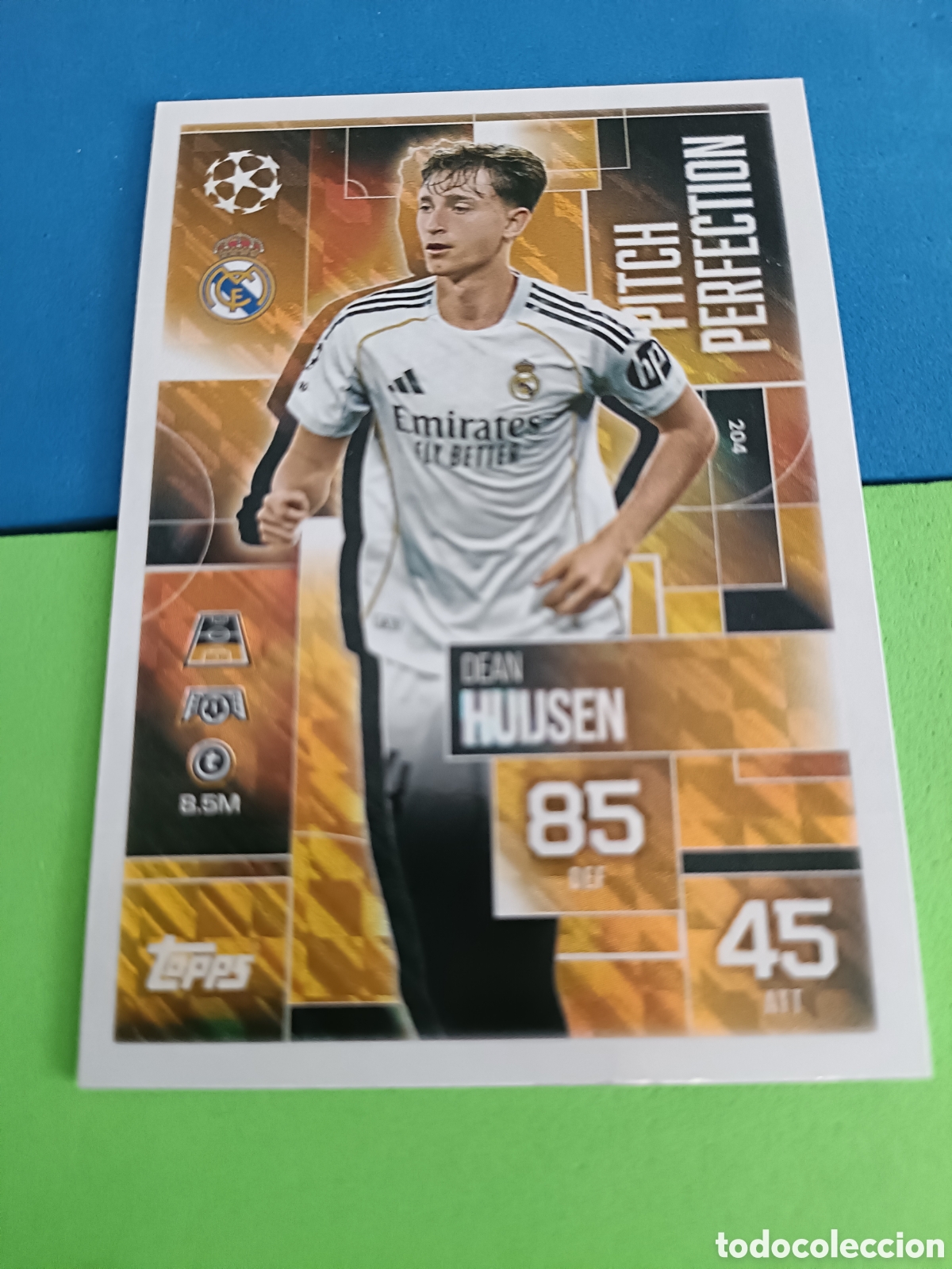 Cromos de F&uacute;tbol: Topps Match Attax EXTRA 2025 2026 - Pitch perfection 204 Huijsen Real Madrid