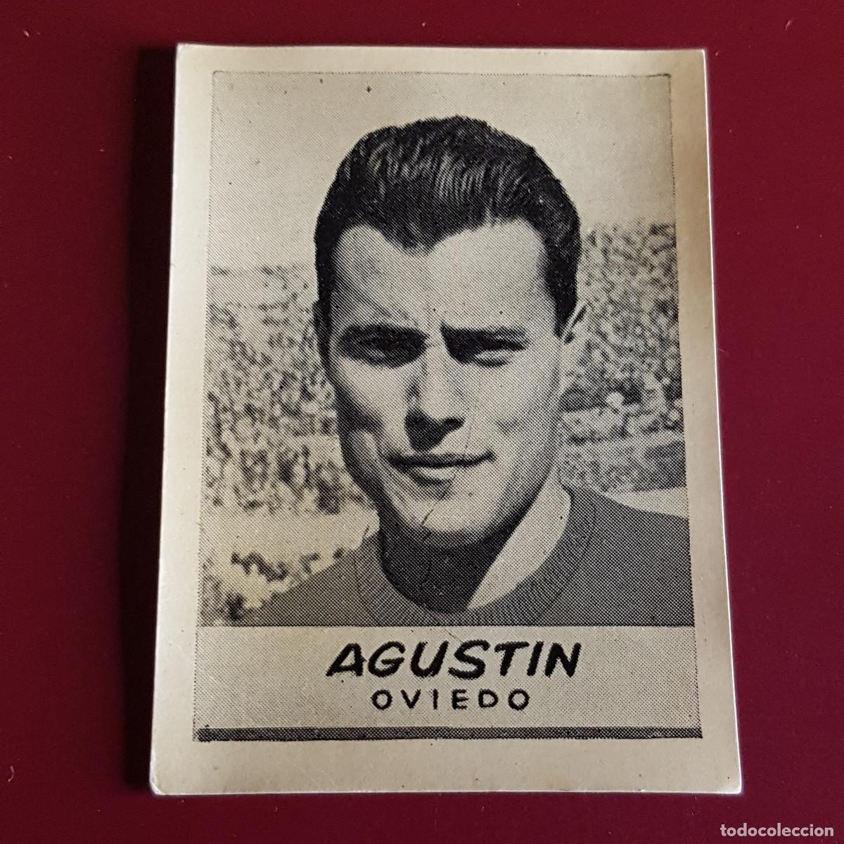 Cromos de F&uacute;tbol: JORNADA DEPORTIVA - FUTBOLISTAS - 1960 1961 - 60 61 - OVIEDO - AGUSTIN - NUNCA PEGADO
