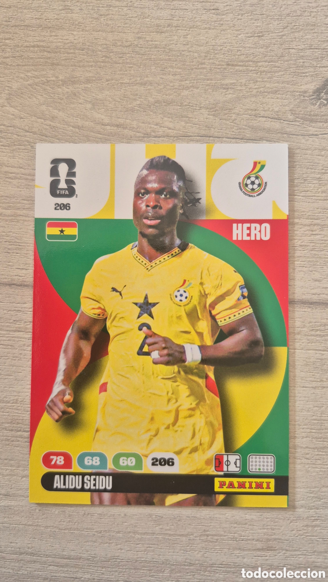 Cromos de F&uacute;tbol: N&deg;206 Ghana Alidu Seidu Adrenalyn FIFA World Cup 26