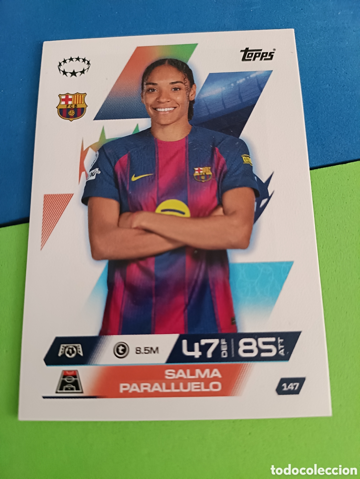 Cromos de F&uacute;tbol: Topps Match Attax EXTRA 2025 2026 - UWCL 147 Salma Paralluelo Barcelona