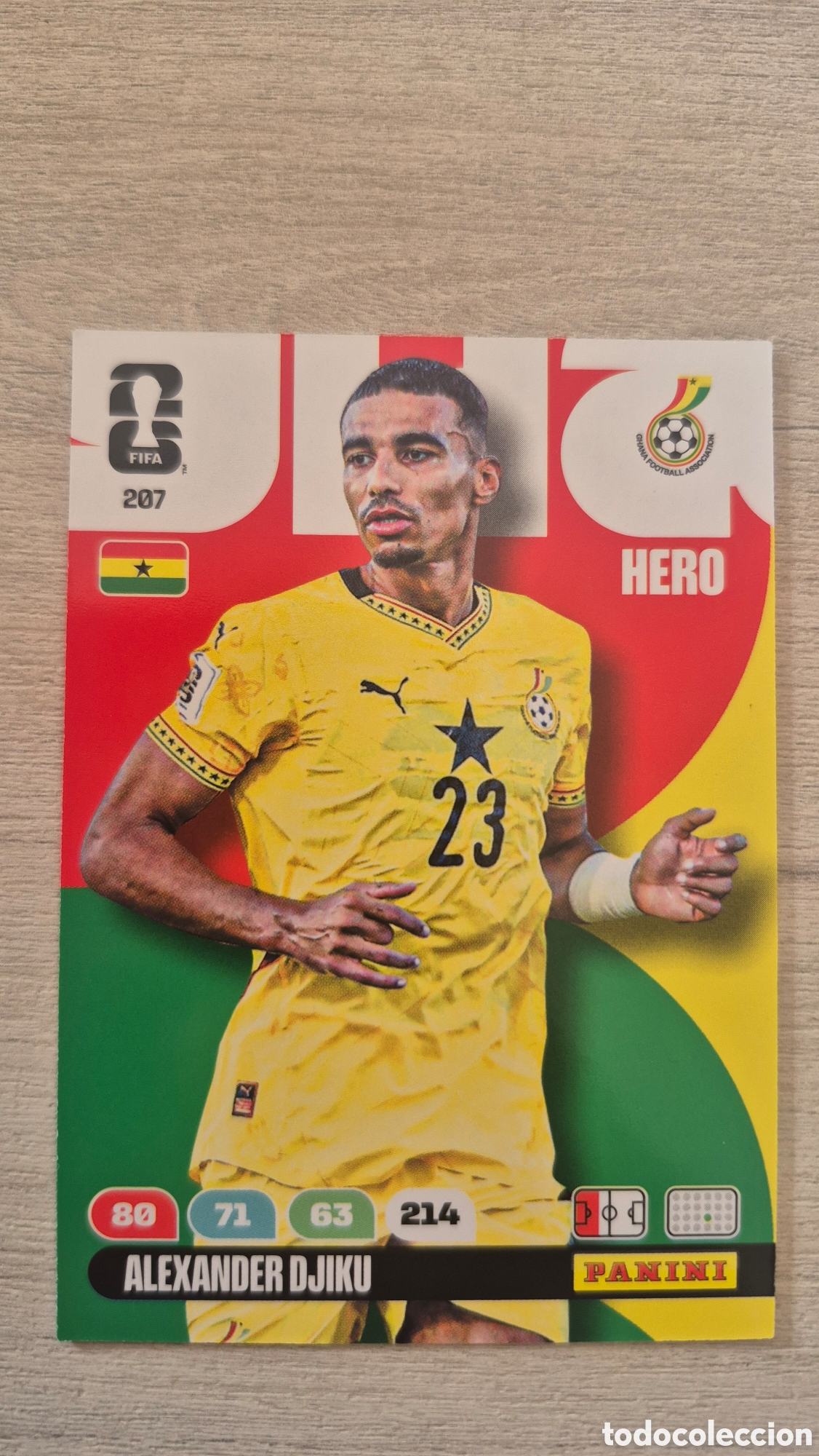 Cromos de F&uacute;tbol: N&deg;207 Ghana Alexander Djiku Adrenalyn FIFA World Cup 26