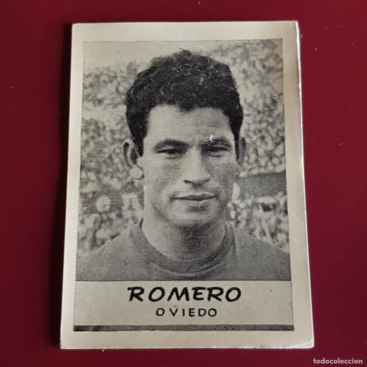 Cromos de F&uacute;tbol: JORNADA DEPORTIVA - FUTBOLISTAS - 1960 1961 - 60 61 - OVIEDO - ROMERO - NUNCA PEGADO