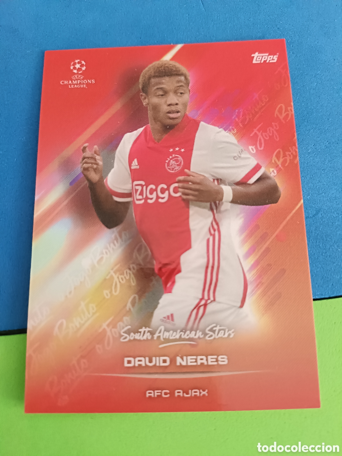 Cromos de F&uacute;tbol: Juego curado Topps Firmino O Jogo Bonito David Neres estrellas sudamericanas Ajax