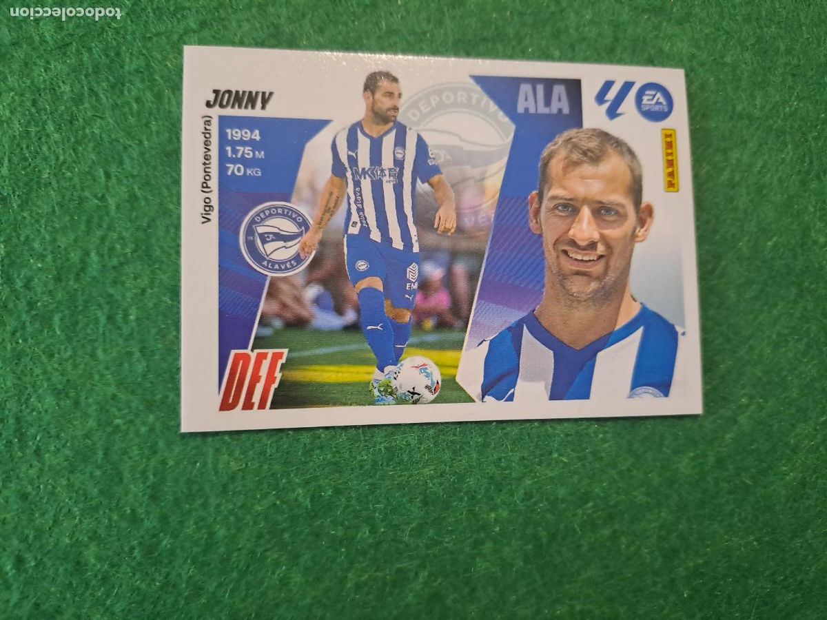 Cromos de F&uacute;tbol: liga este 2025 2026 25 26 nuevo coloca n&ordm;10 bis jonny deportivo alaves