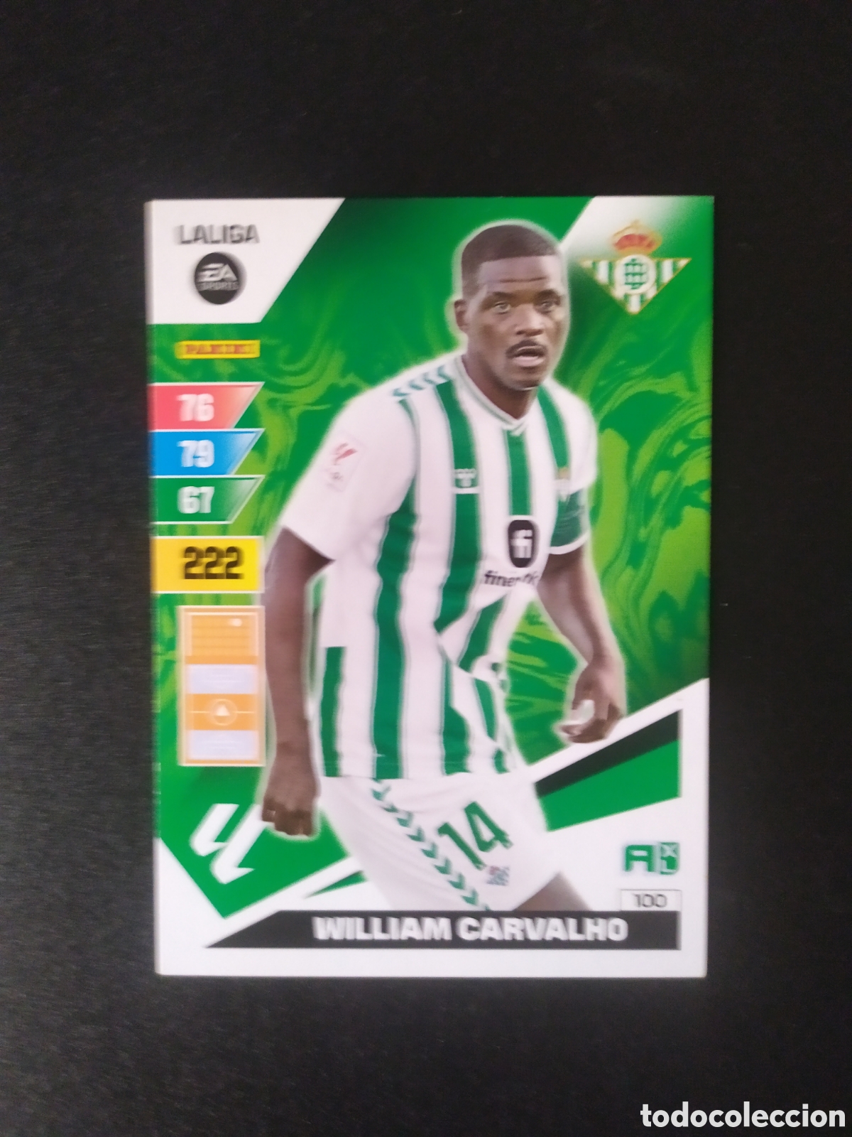 Cromos de F&uacute;tbol: Adrenalyn 2023 2024 23 24 panini William Carvalho n&deg; 100 Real Betis