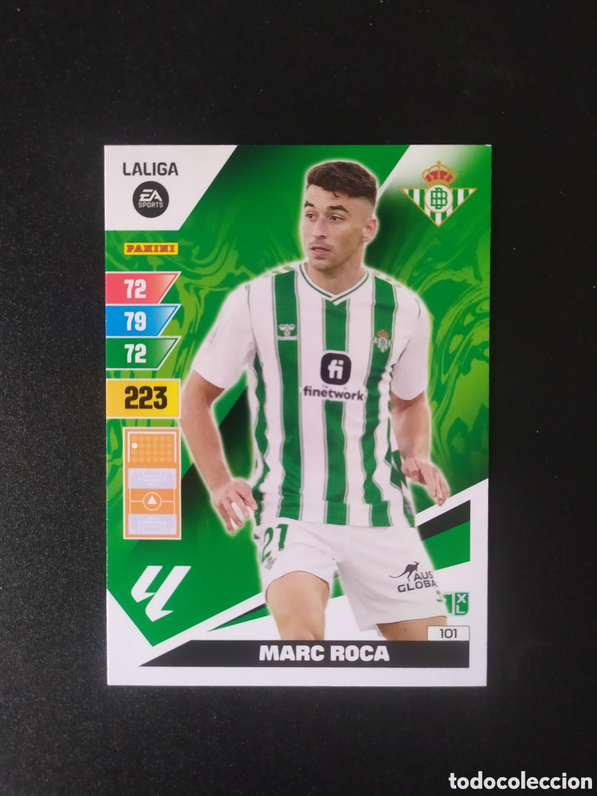 Cromos de F&uacute;tbol: Adrenalyn 2023 2024 23 24 panini Marc Roca n&deg; 101 Real Betis