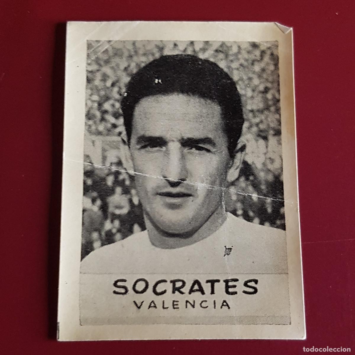 Cromos de F&uacute;tbol: JORNADA DEPORTIVA - FUTBOLISTAS - 1960 1961 - 60 61 - VALENCIA - SOCRATES - NUNCA PEGADO