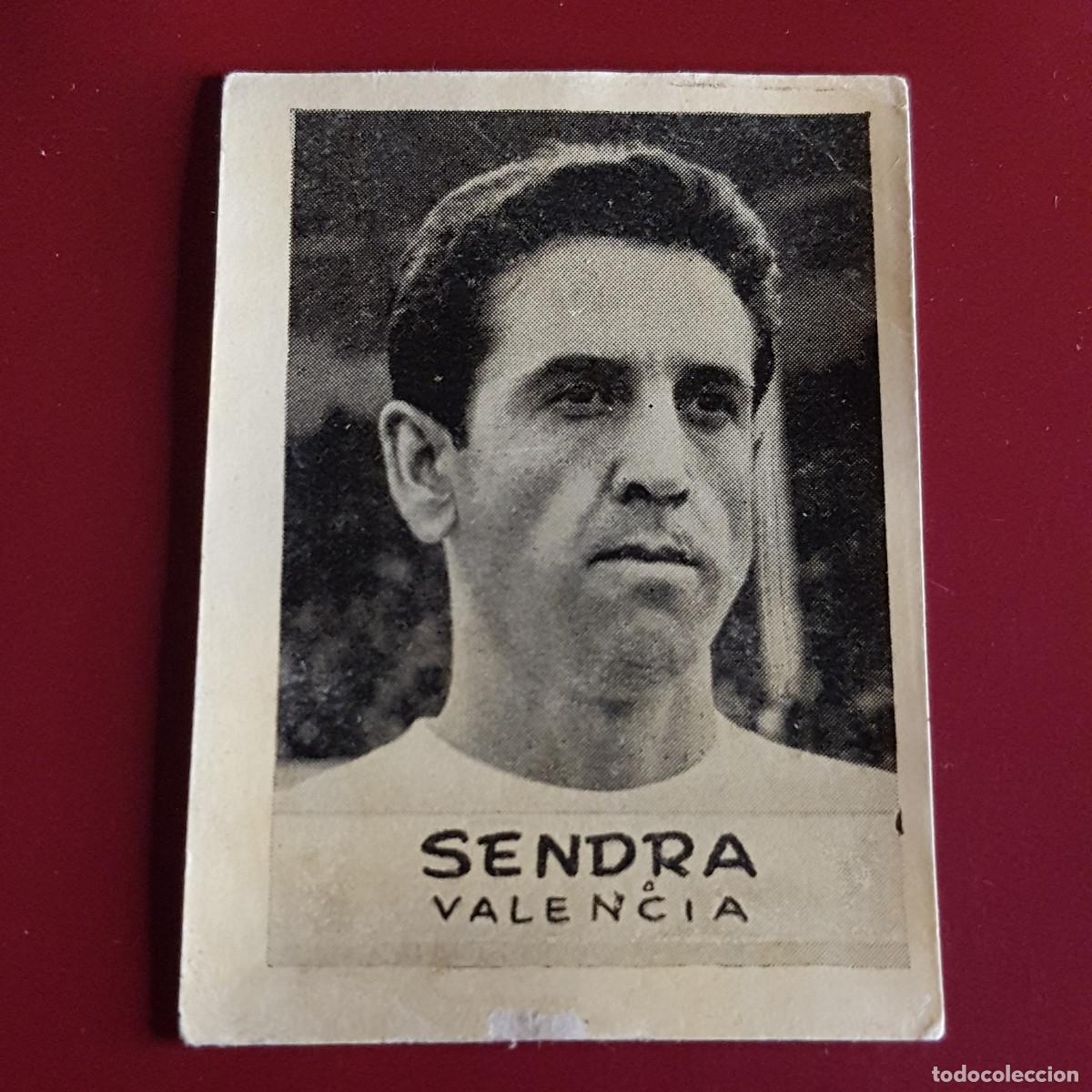 Cromos de F&uacute;tbol: JORNADA DEPORTIVA - FUTBOLISTAS - 1960 1961 - 60 61 - VALENCIA - SENDRA - NUNCA PEGADO