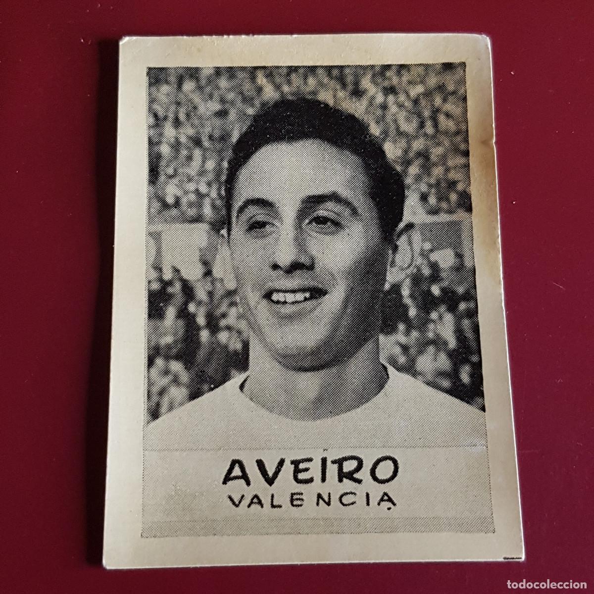Cromos de F&uacute;tbol: JORNADA DEPORTIVA - FUTBOLISTAS - 1960 1961 - 60 61 - VALENCIA - AVEIRO - NUNCA PEGADO