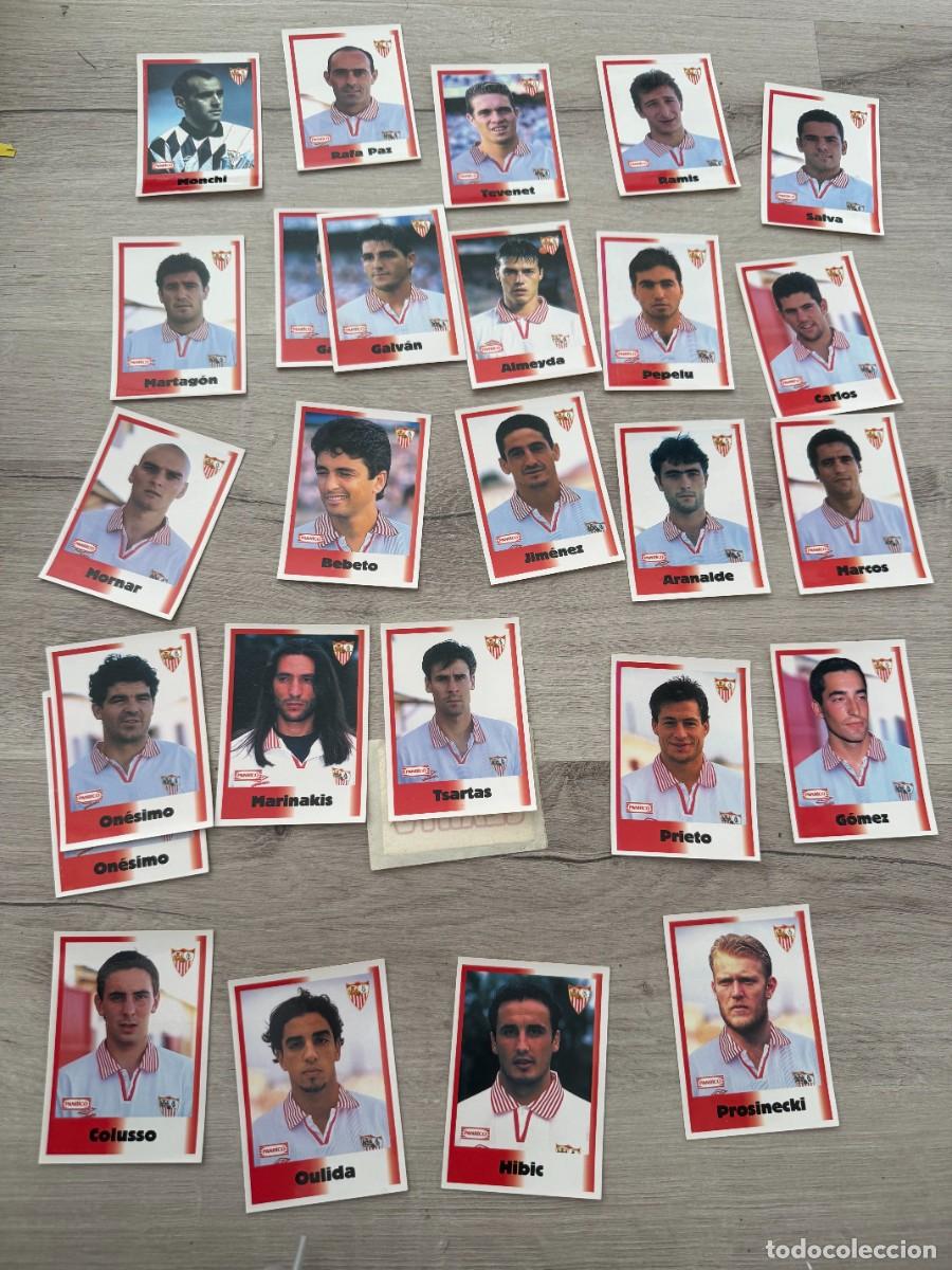 Cromos de F&uacute;tbol: Colecci&oacute;n completa Sevilla - Liga 96 97 Panrico
