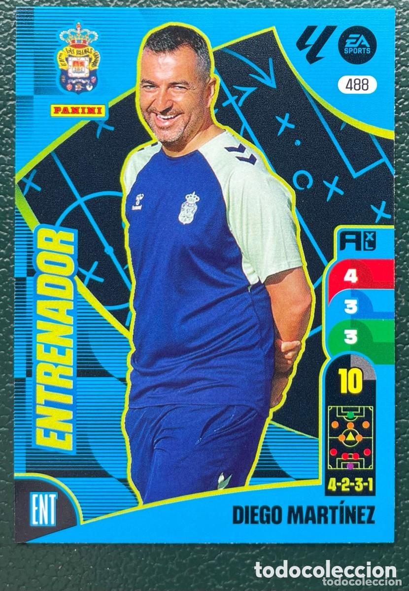 Cromos de F&uacute;tbol: 488 DIEGO MARTINEZ ENTRENADOR UD LAS PALMAS FICHAS ALBUM ADRENALYN XL 2024 2025 24 25