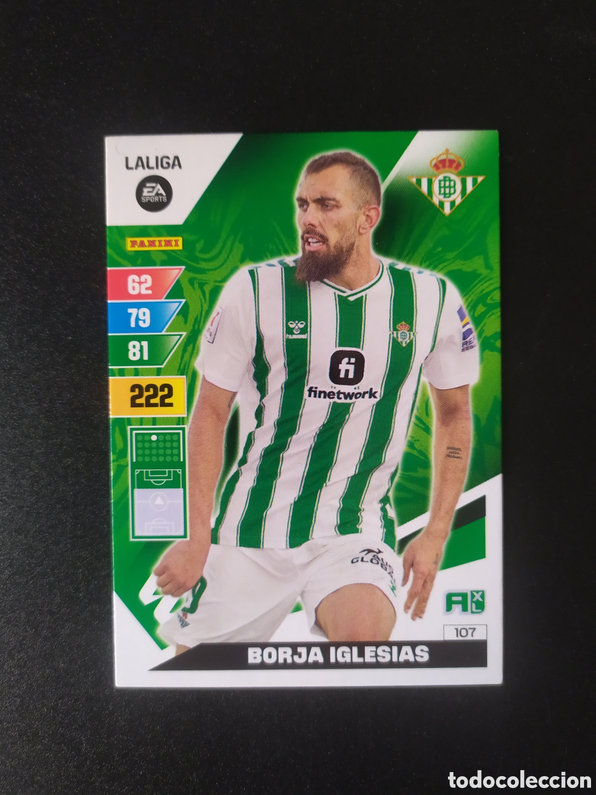Cromos de F&uacute;tbol: Adrenalyn 2023 2024 23 24 panini Borja Iglesias n&deg; 107 Real Betis