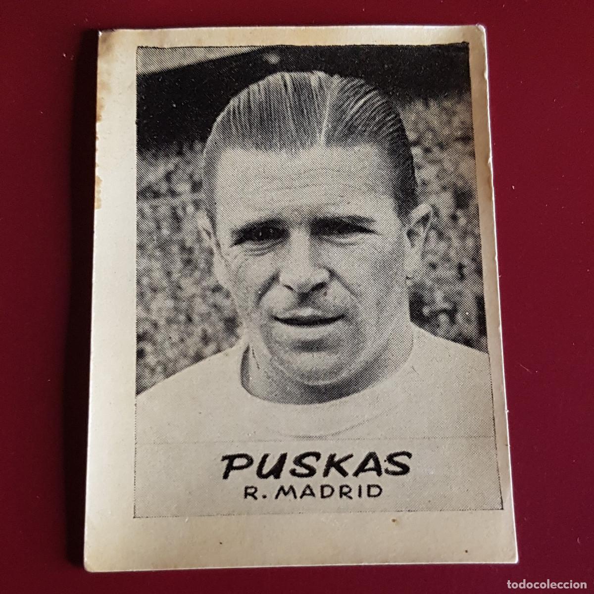 Cromos de F&uacute;tbol: JORNADA DEPORTIVA - FUTBOLISTAS - 1960 1961 - 60 61 - R MADRID - PUSKAS - NUNCA PEGADO