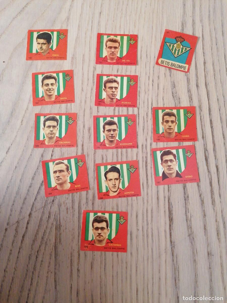 Cromos de F&uacute;tbol: Real betis bruguera 1958-1959 completo