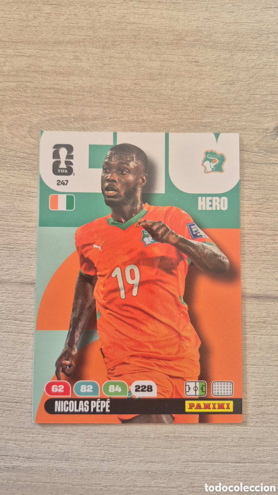 Cromos de F&uacute;tbol: N&deg;247 Costa de Marfil Nicol&aacute;s Pepe Adrenalyn FIFA World Cup 26