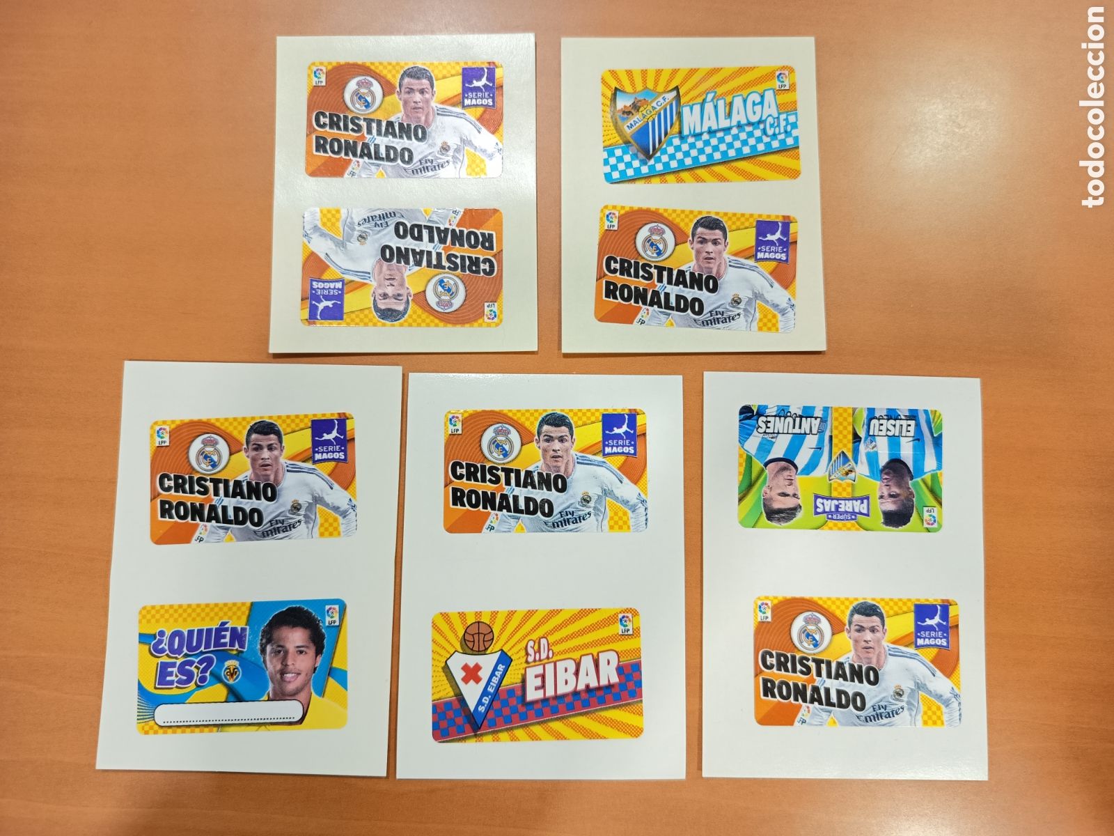 Cromos de F&uacute;tbol: Lote 132 Super Cromo Chicle Liga Este Panini 2014-15 2014 2015 Messi Cristiano Ronaldo Neymar