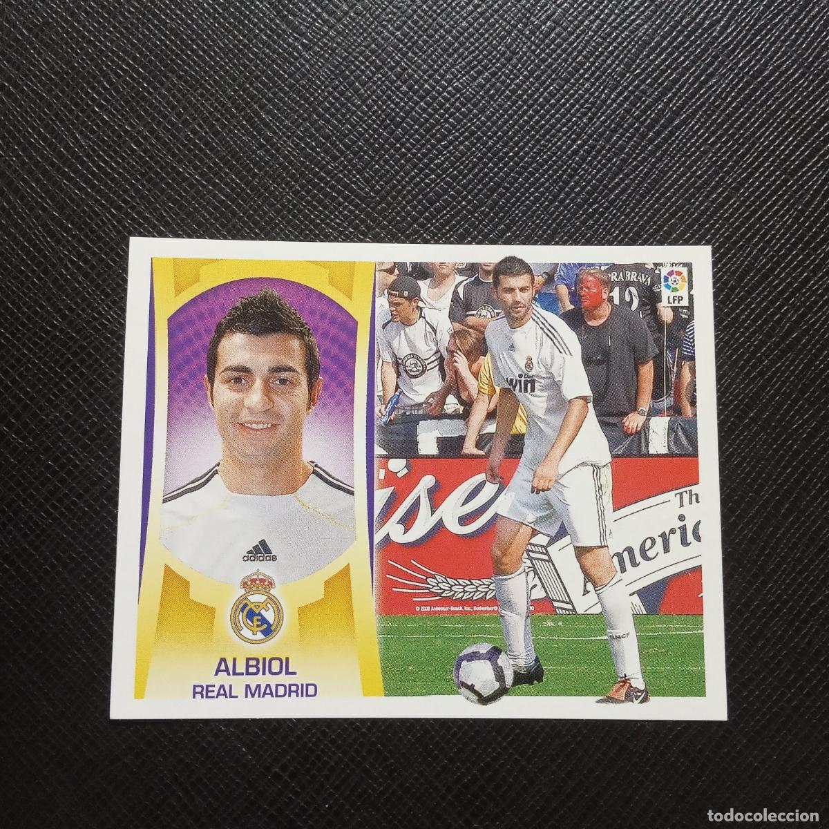 Cromos de F&uacute;tbol: ALBIOL REAL MADRID ESTE 2009 2010 CROMO FUTBOL 09 10 - SIN PEGAR - A101 PG109 VERSION