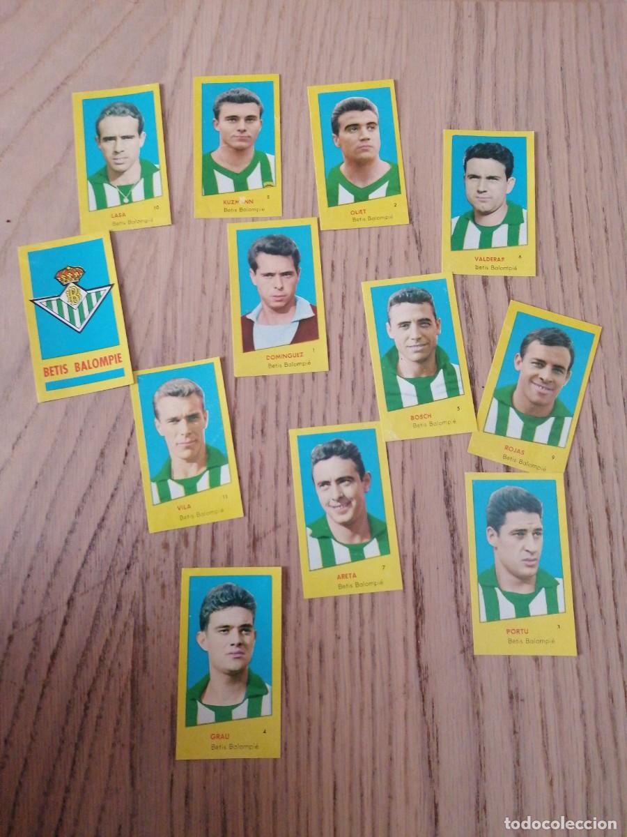 Cromos de F&uacute;tbol: Real betis bruguera 1960-1961 completo