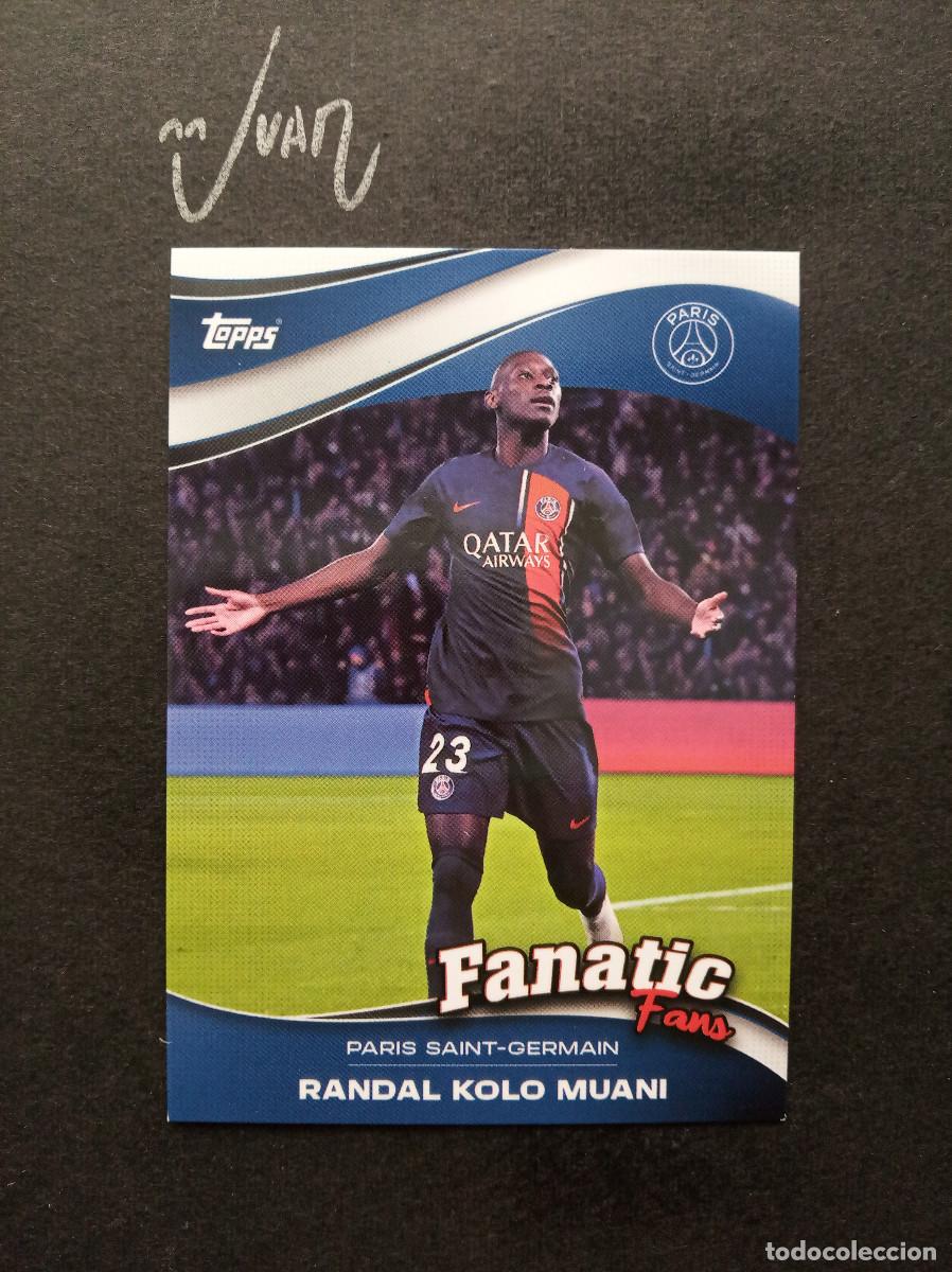 Cartes &agrave; collectionner de Football: FF-4 FANATIC FANS KOLO MUANI PARIS SAINT-GERMAIN PSG FRANCIA ⚽ TOPPS &reg; FANS SET 2024 2025 24 25