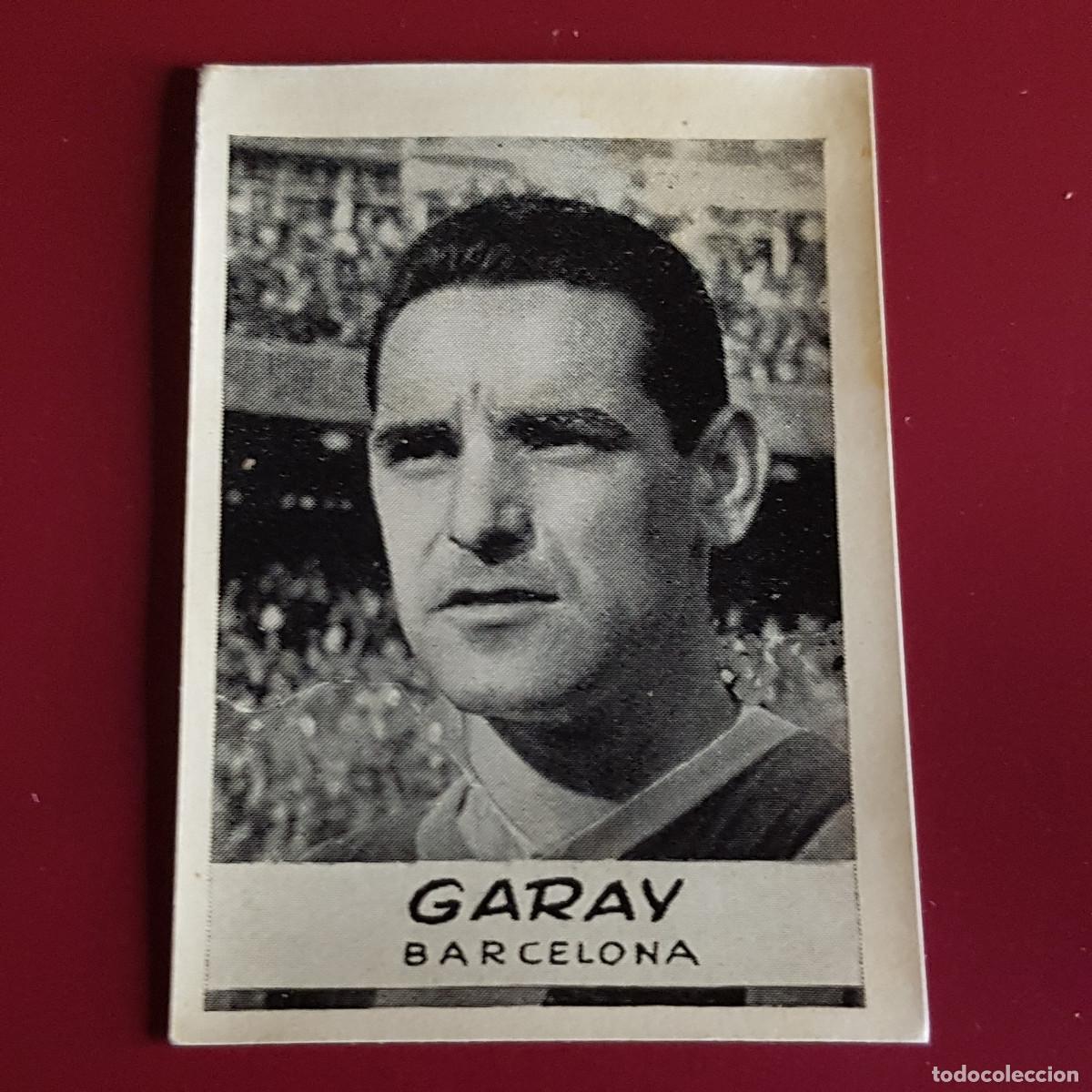 Cartes &agrave; collectionner de Football: JORNADA DEPORTIVA - FUTBOLISTAS - 1960 1961 - 60 61 - BARCELONA - GARAY - NUNCA PEGADO