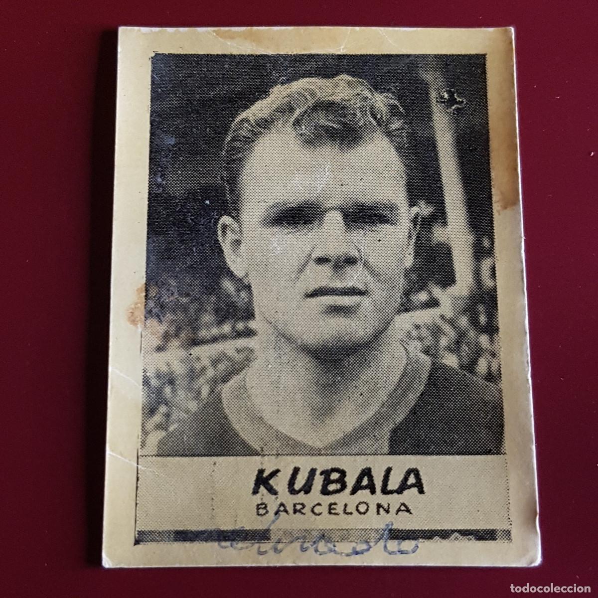 Cartes &agrave; collectionner de Football: JORNADA DEPORTIVA - FUTBOLISTAS - 1960 1961 - 60 61 - BARCELONA - KUBALA - NUNCA PEGADO